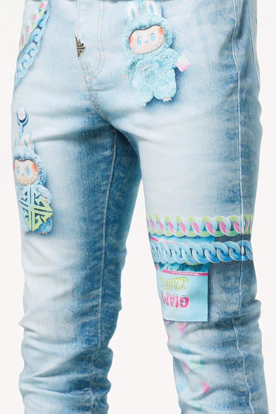 Aqua Blue Candy Riot Denim V2 - Image 4