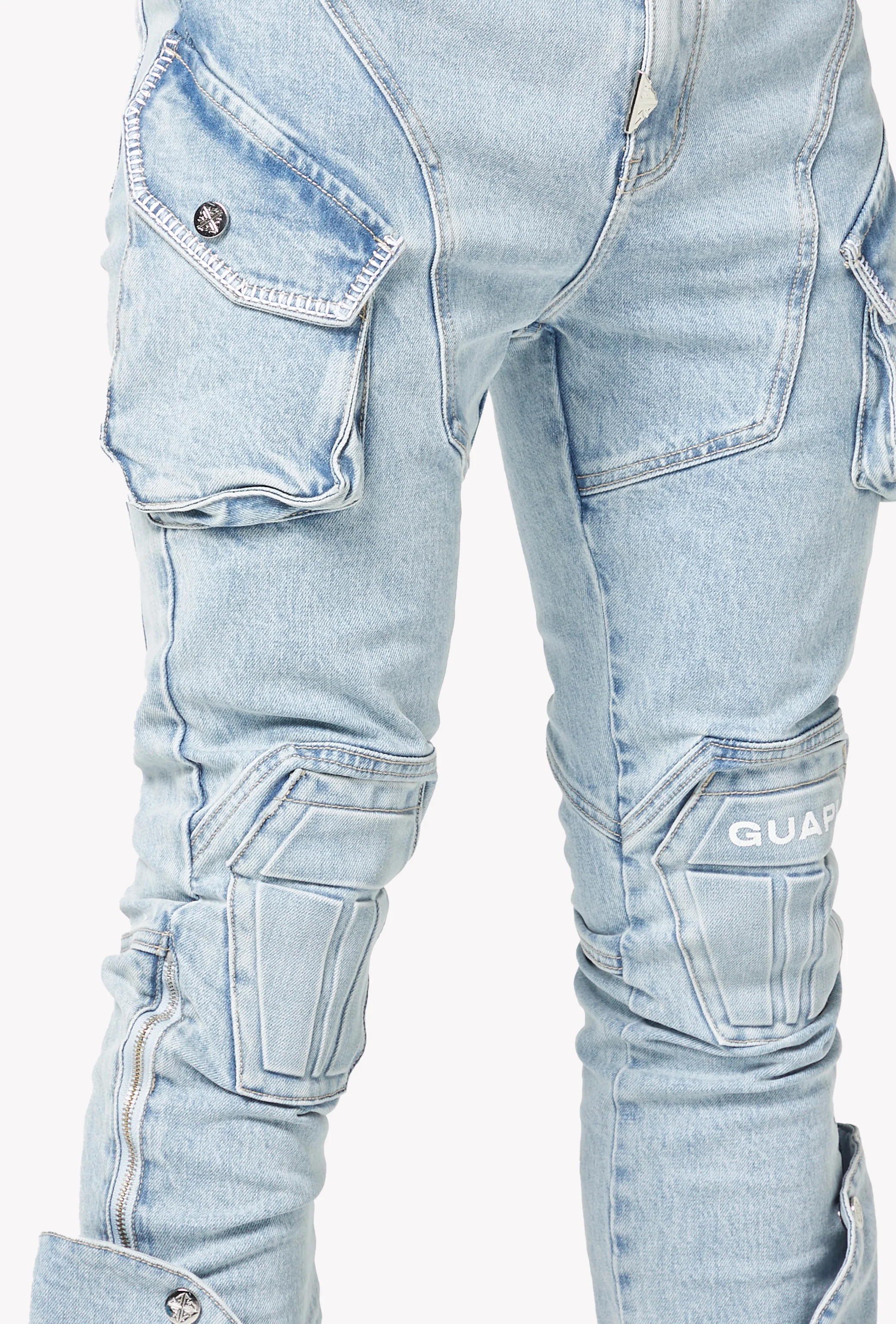 Aqua Blue Coffin Arc Denim - Image 11