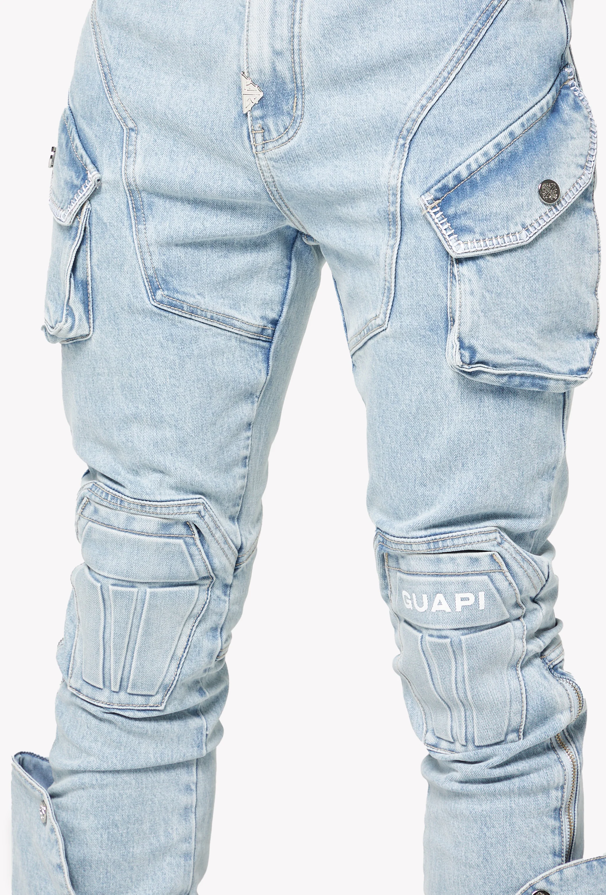 Aqua Blue Coffin Arc Denim - Image 12