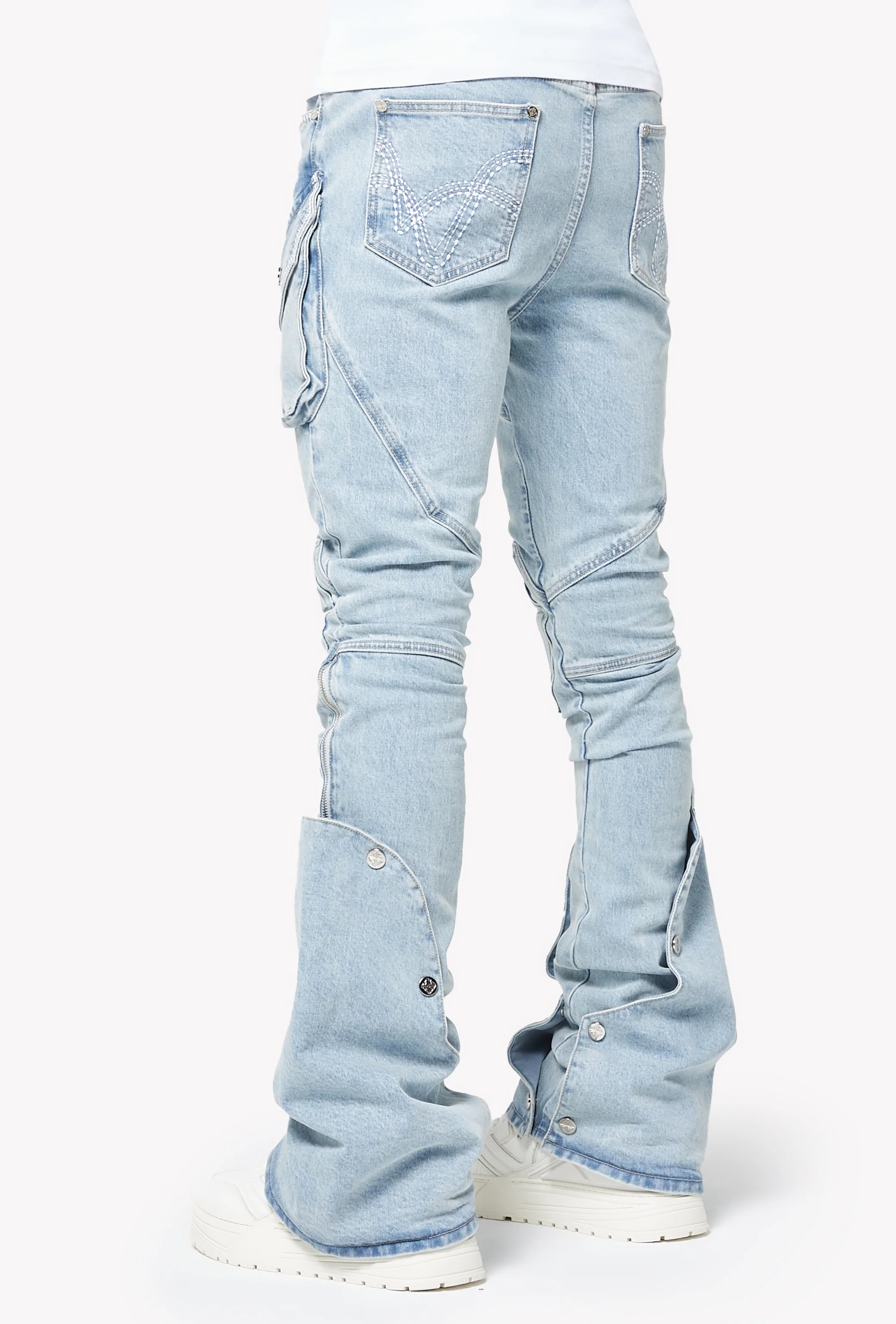 Aqua Blue Coffin Arc Denim - Image 3