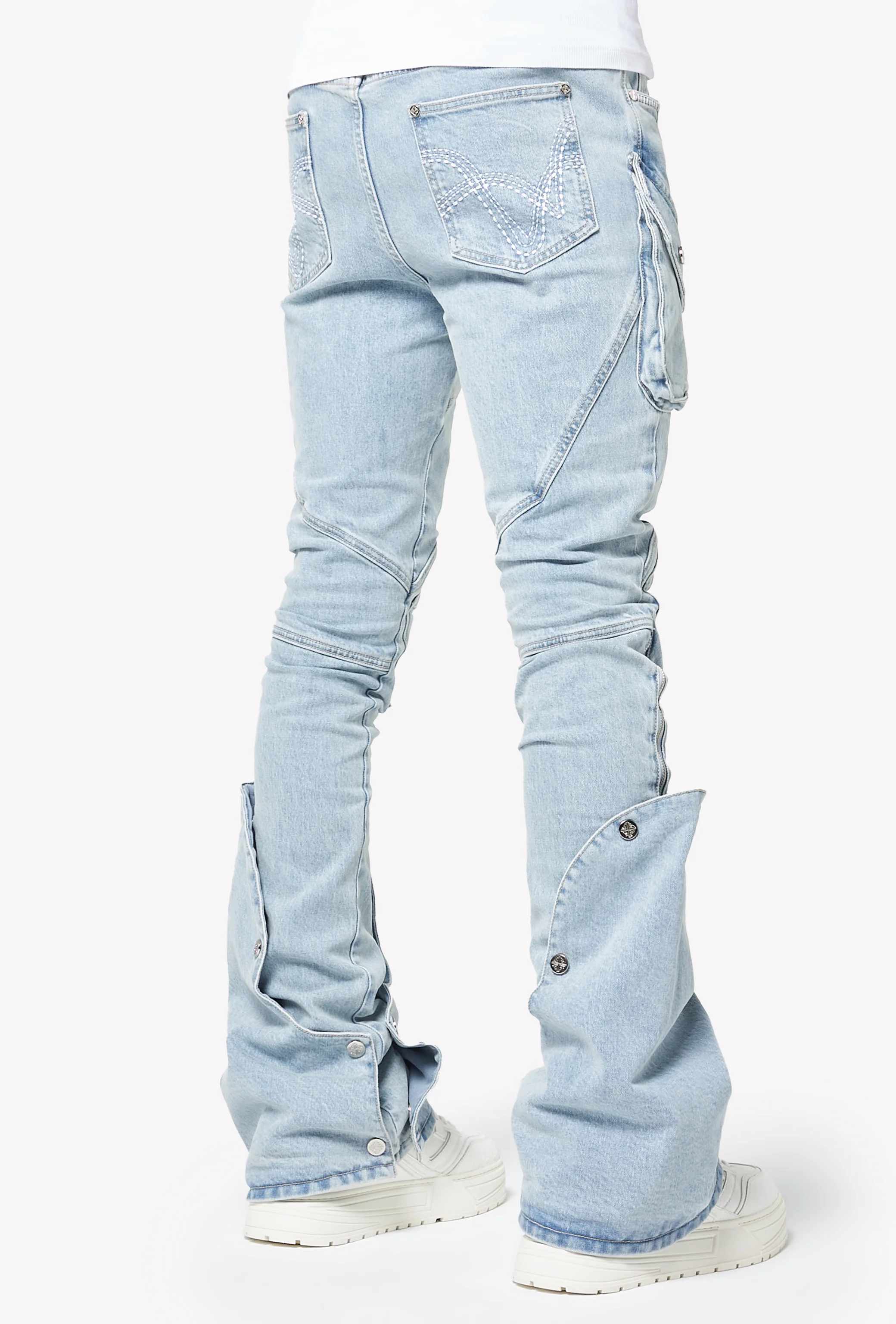 Aqua Blue Coffin Arc Denim - Image 4