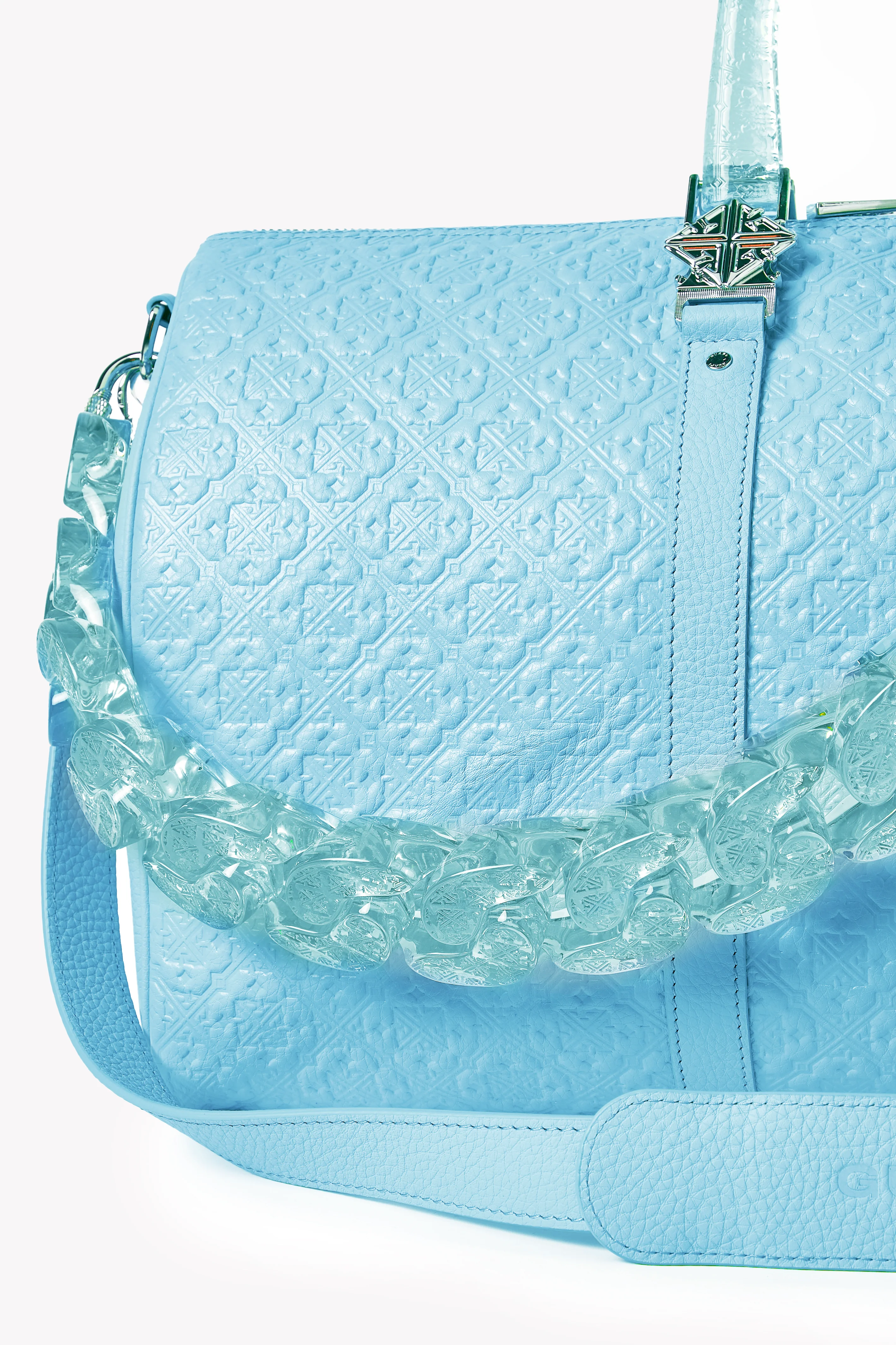 Aqua Blue Duffle Bag - Image 10