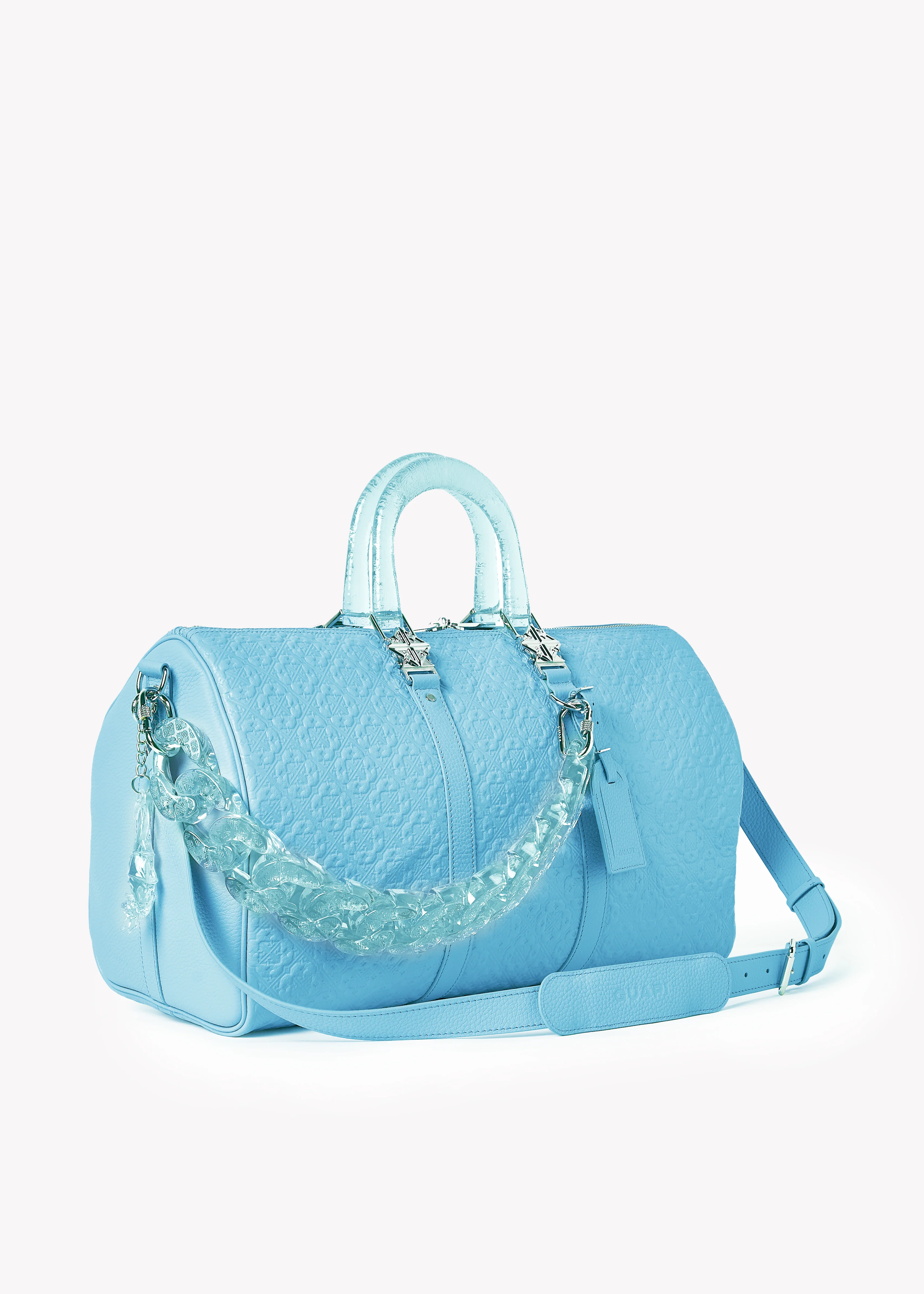 Aqua Blue Duffle Bag - Image 3