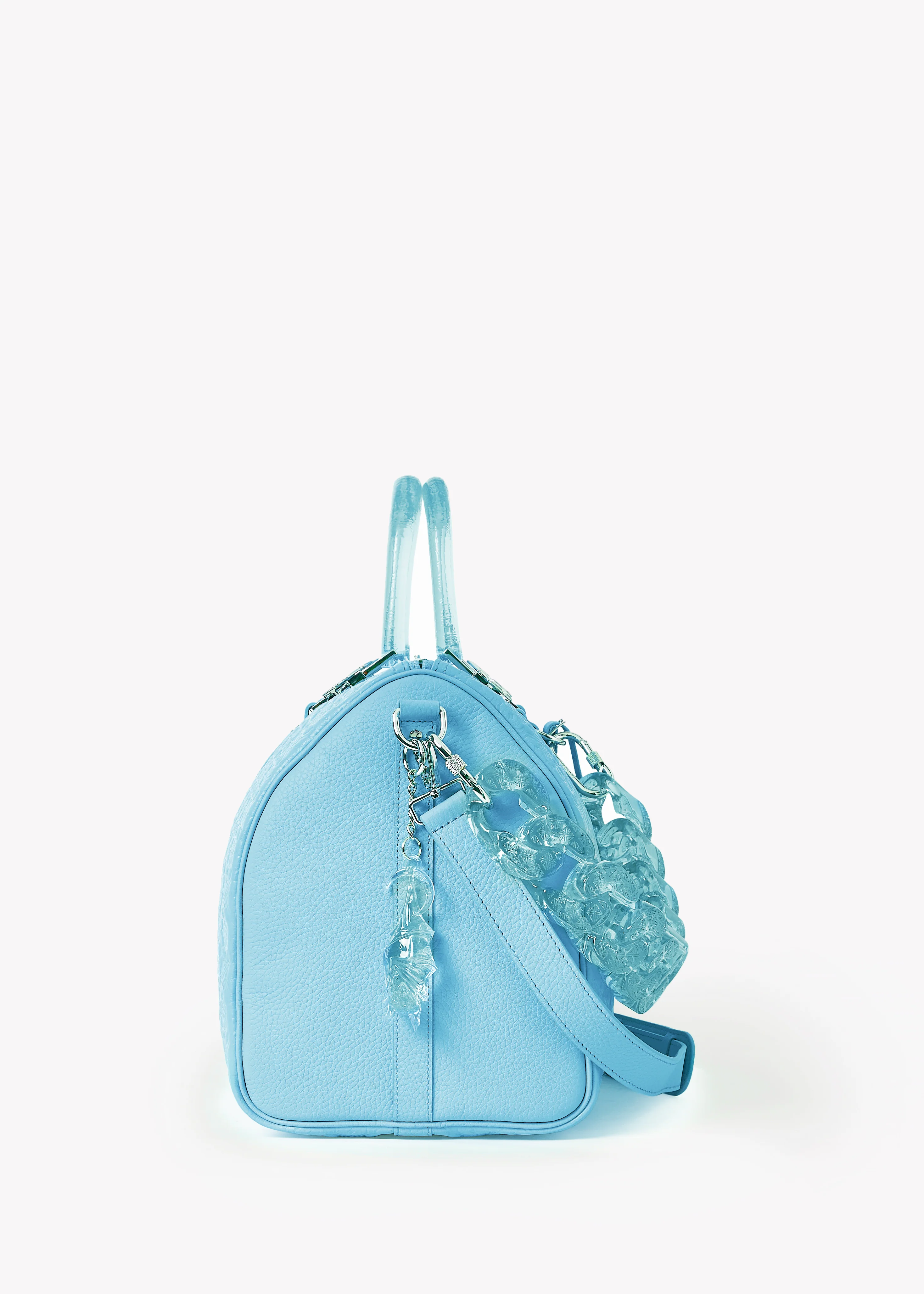 Aqua Blue Duffle Bag - Image 6