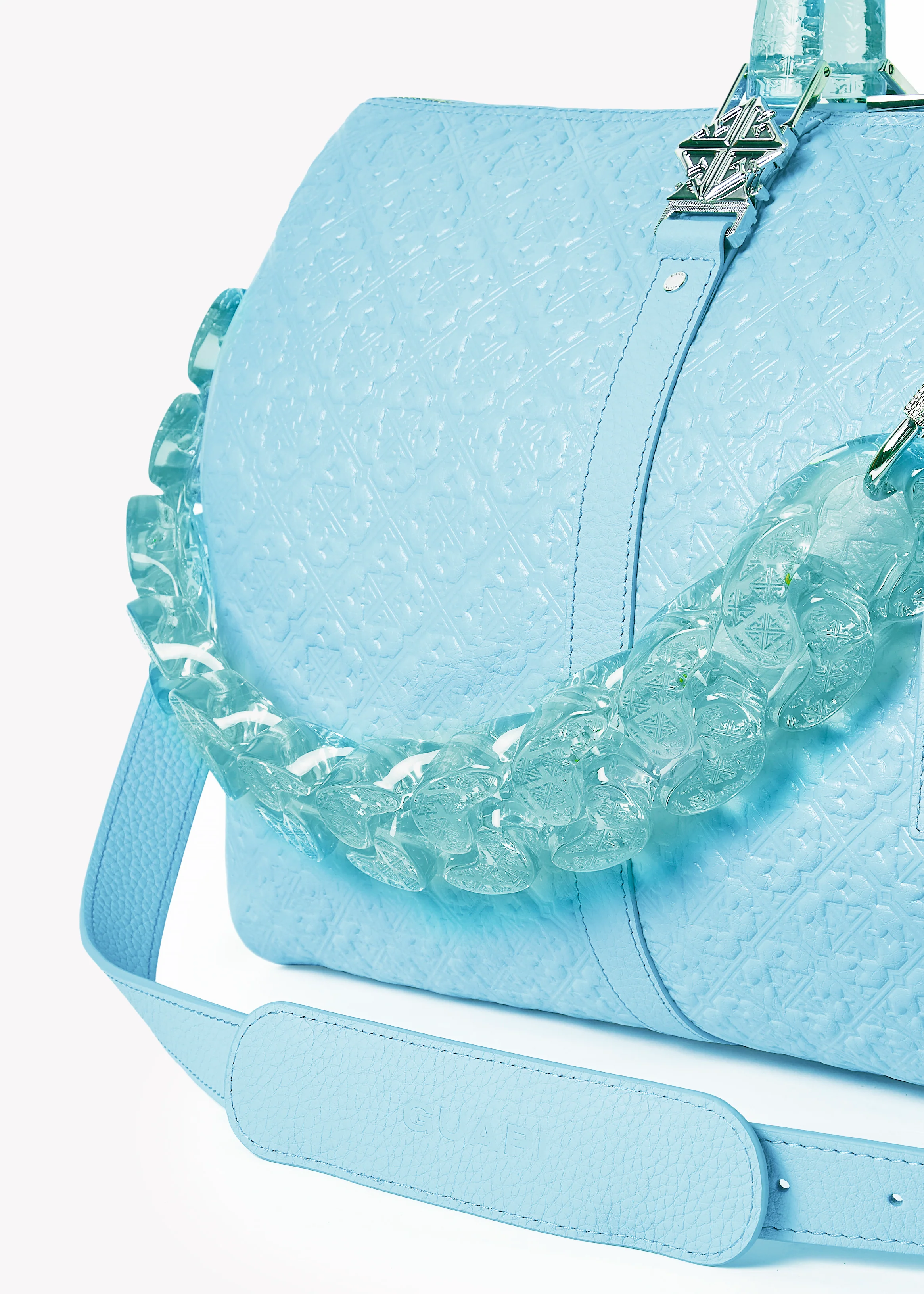 Aqua Blue Duffle Bag - Image 8