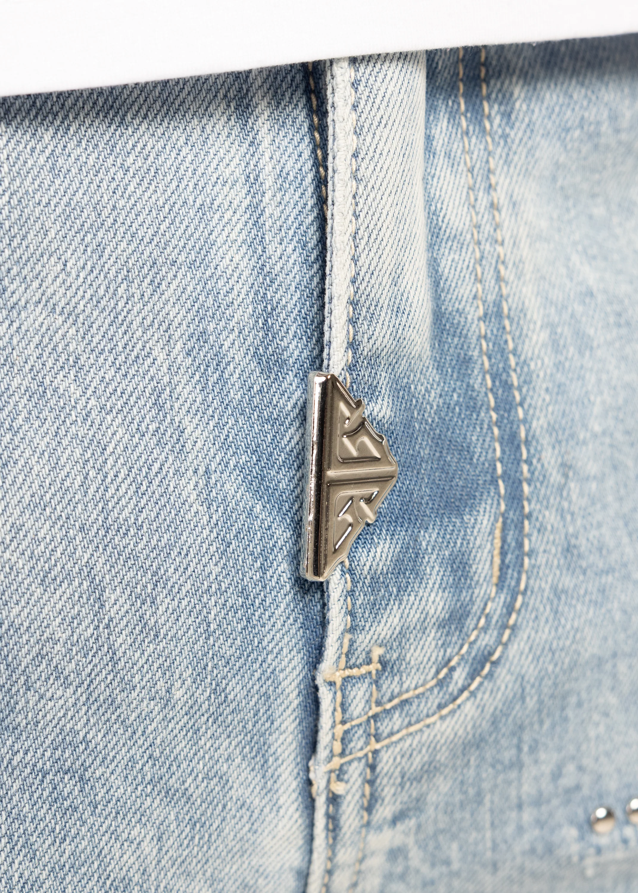 Aqua Blue Spider Denim - Image 10