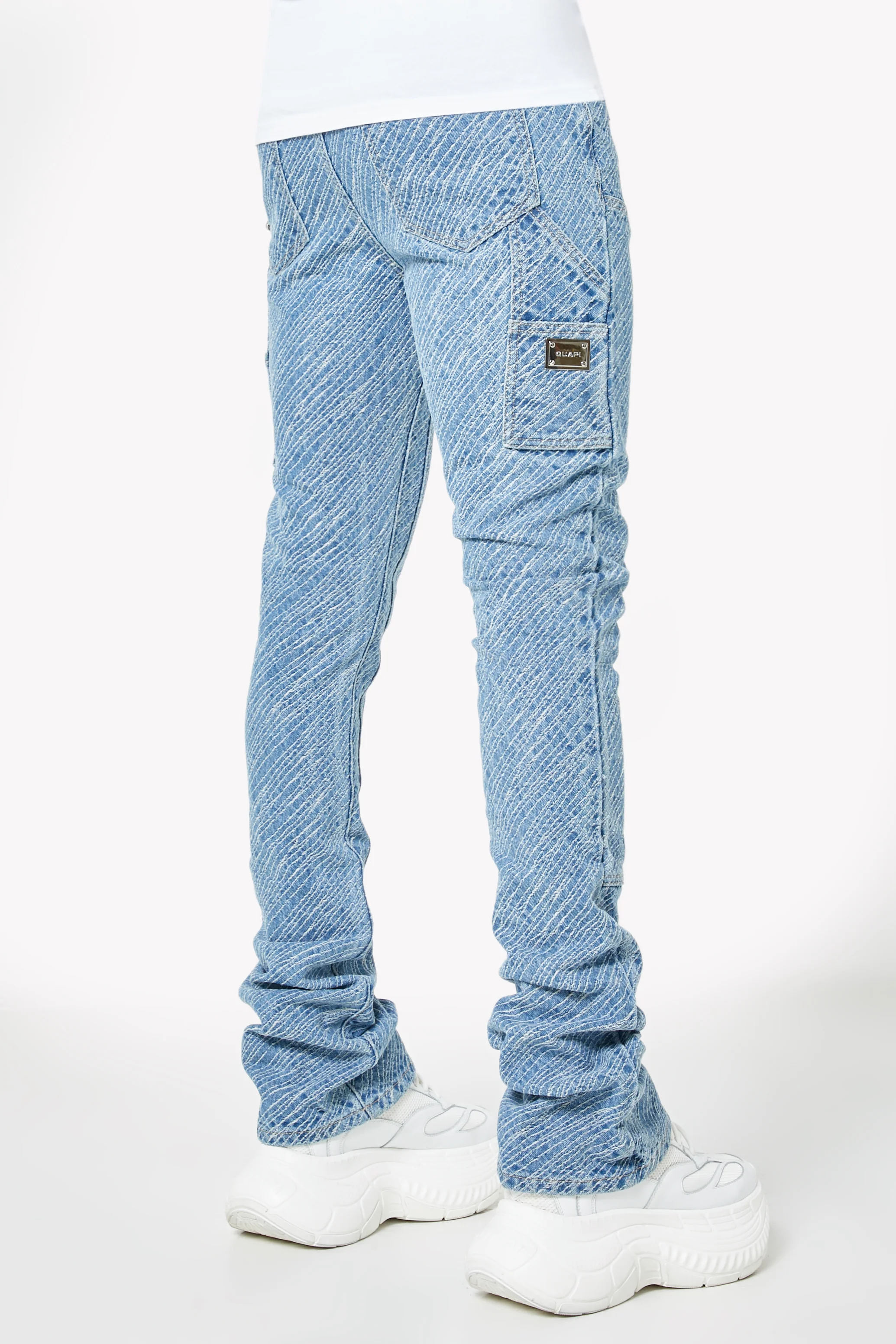 Aqua Blue Striker Denim - Image 4