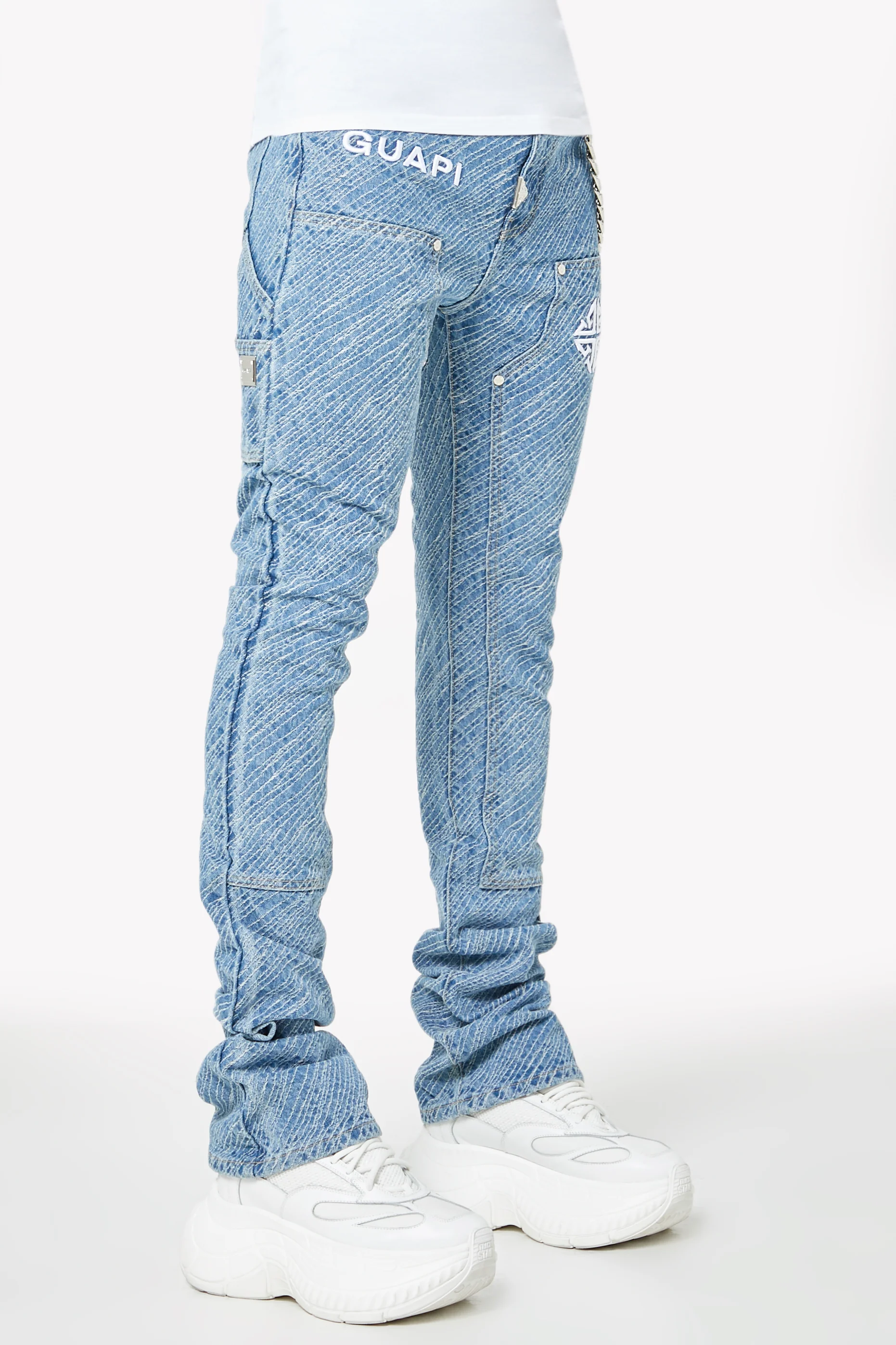 Aqua Blue Striker Denim - Image 5