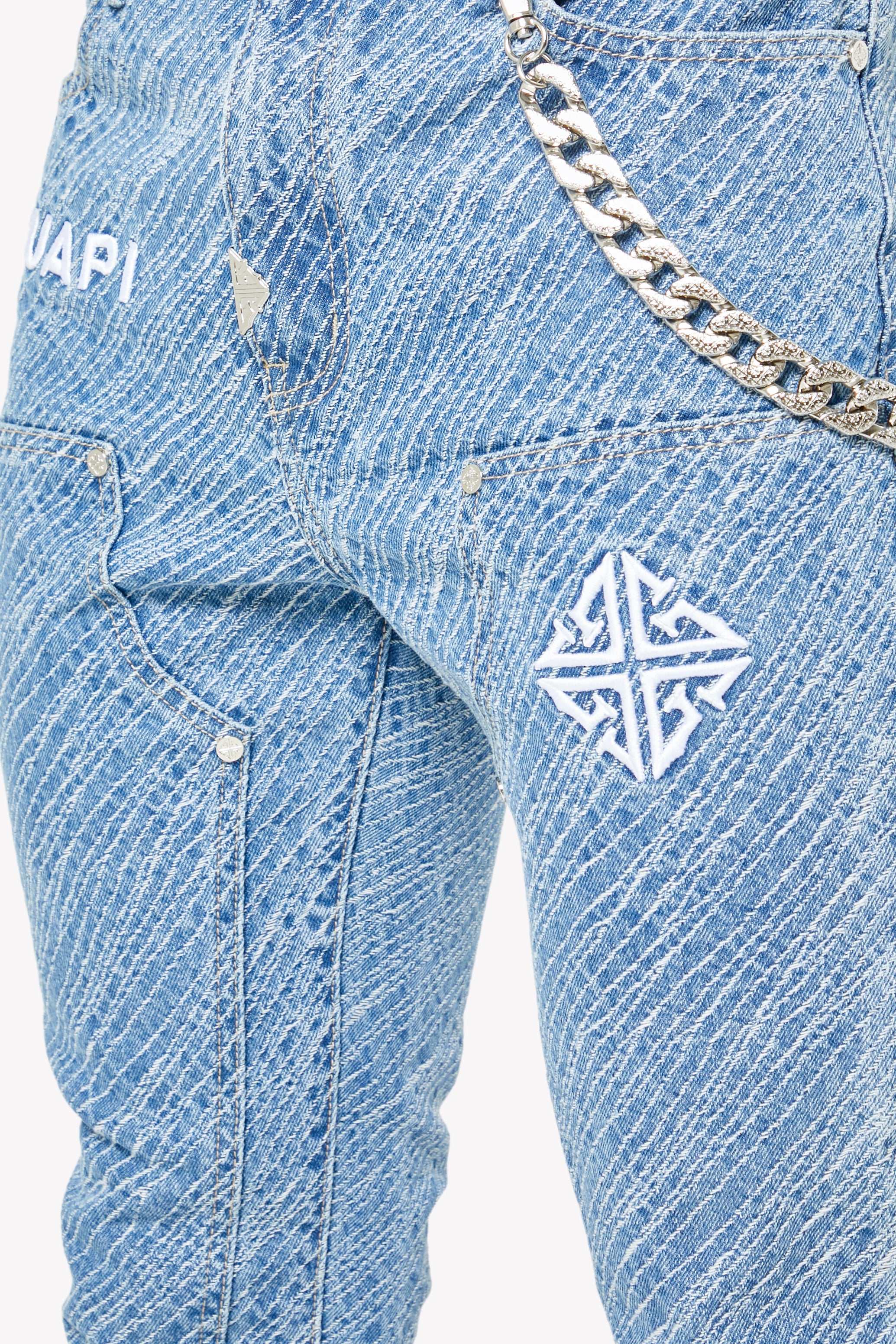 Aqua Blue Striker Denim - Image 8