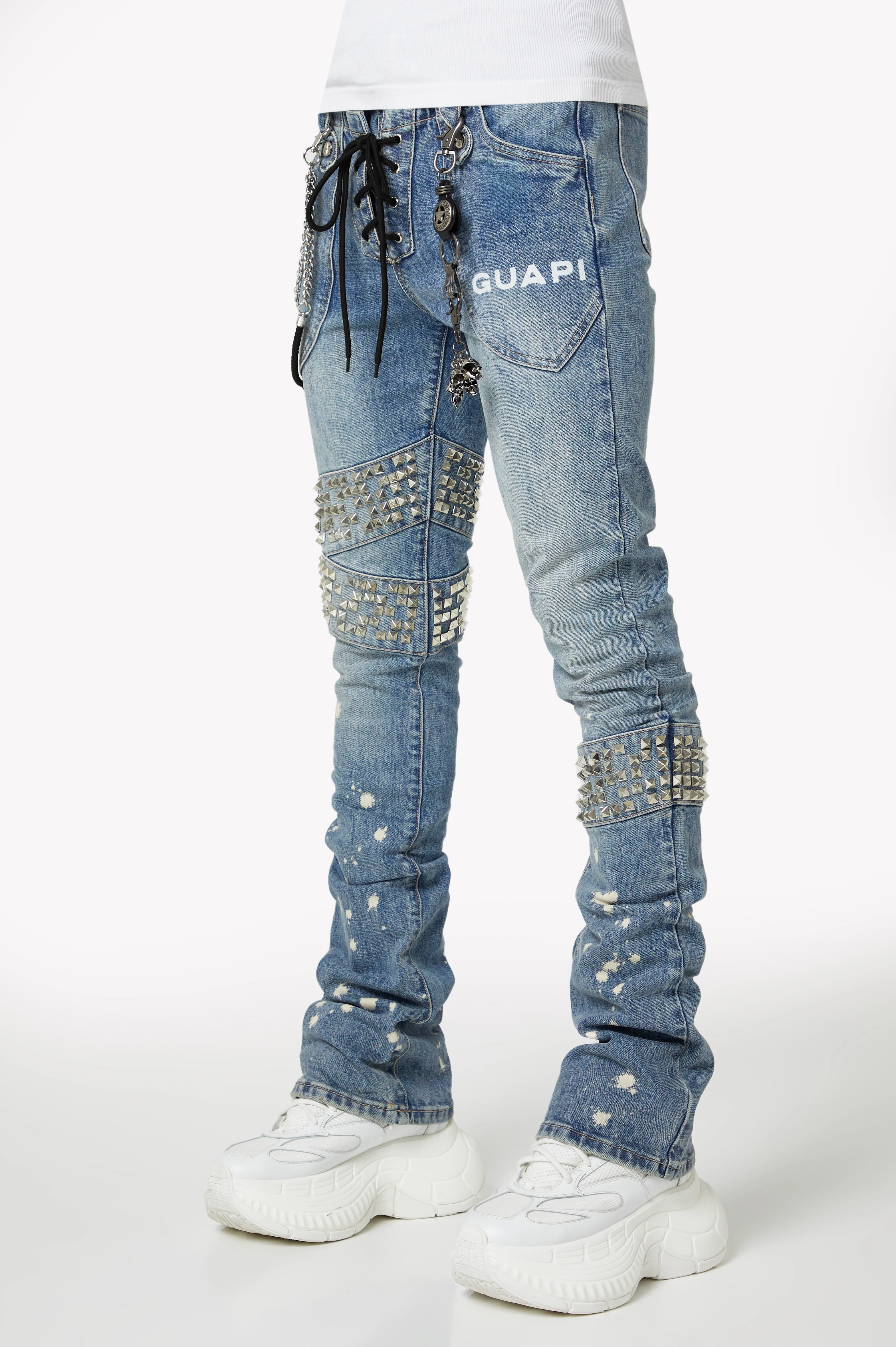 Aqua Blue Warpath Denim - Image 2