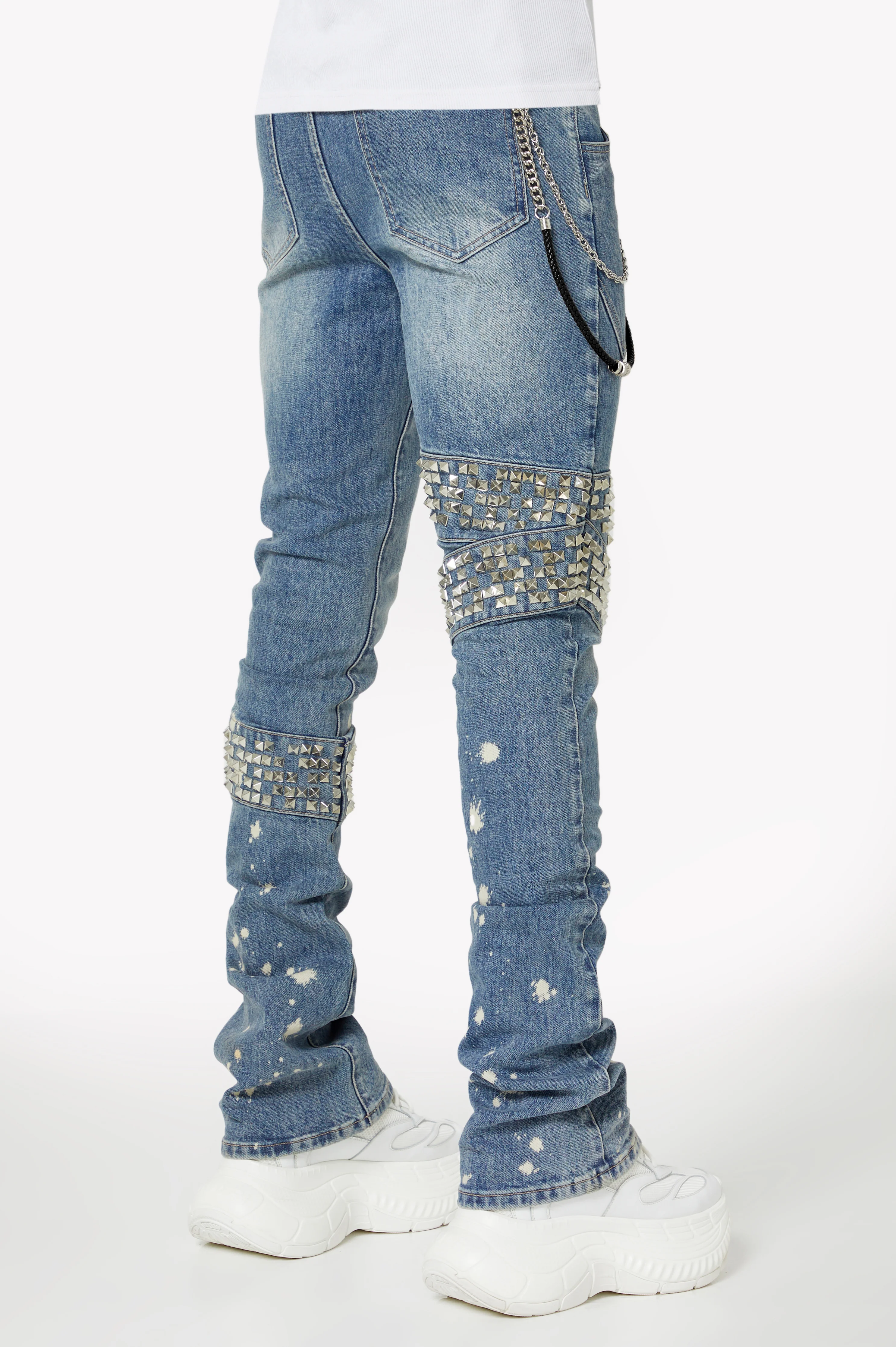 Aqua Blue Warpath Denim - Image 4