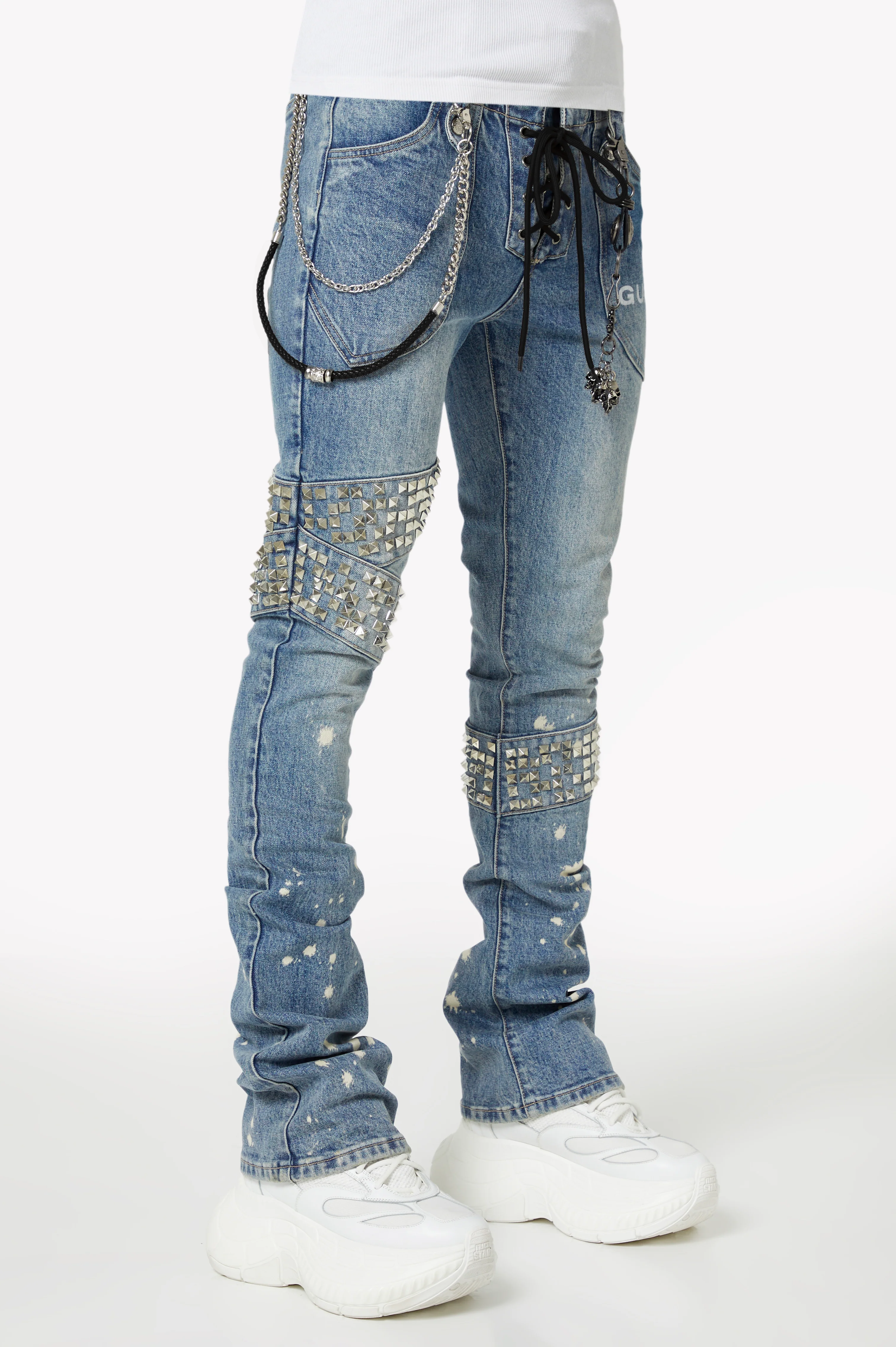 Aqua Blue Warpath Denim - Image 5