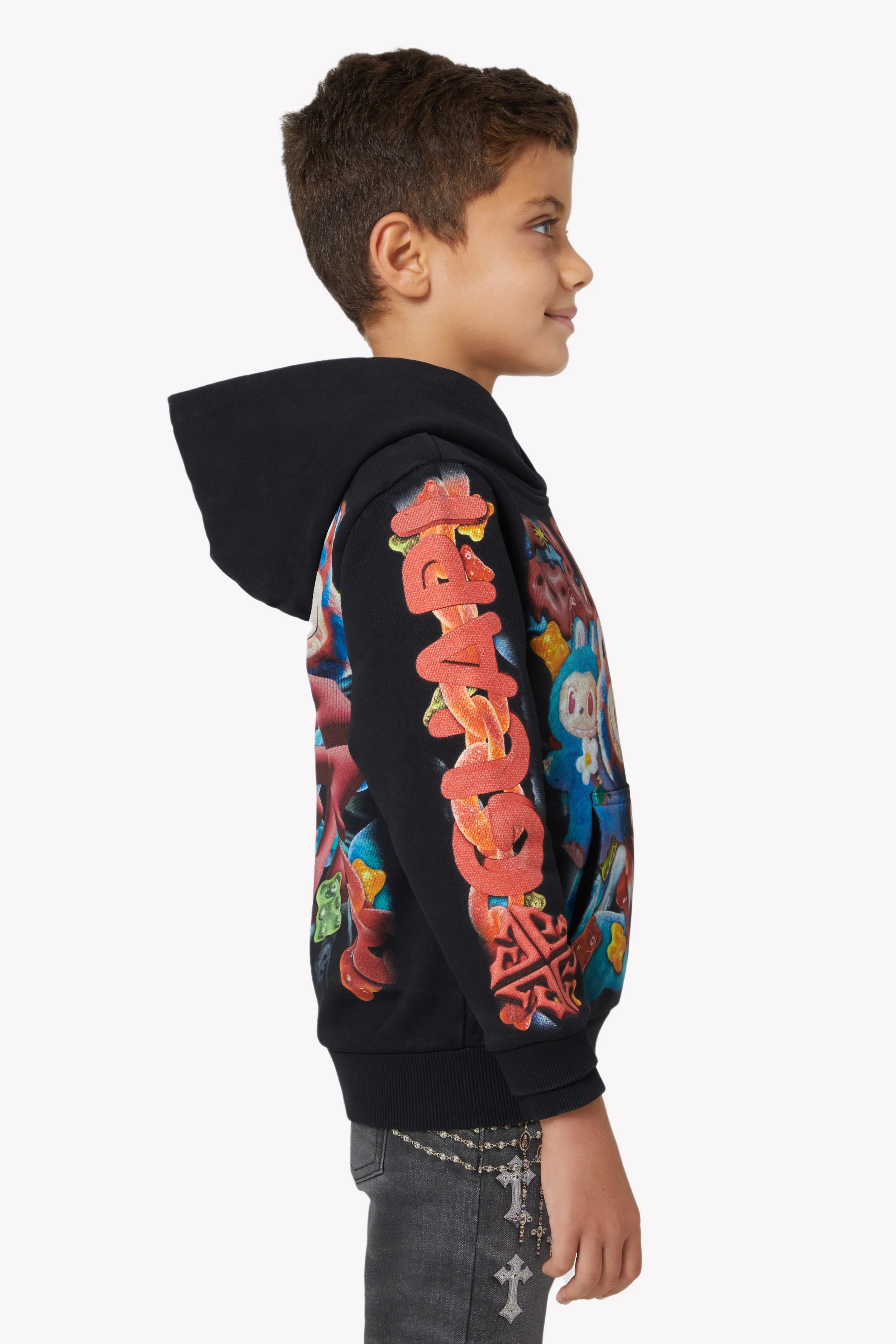 Black Candy Riot Kids Hoodie V1 - Image 3