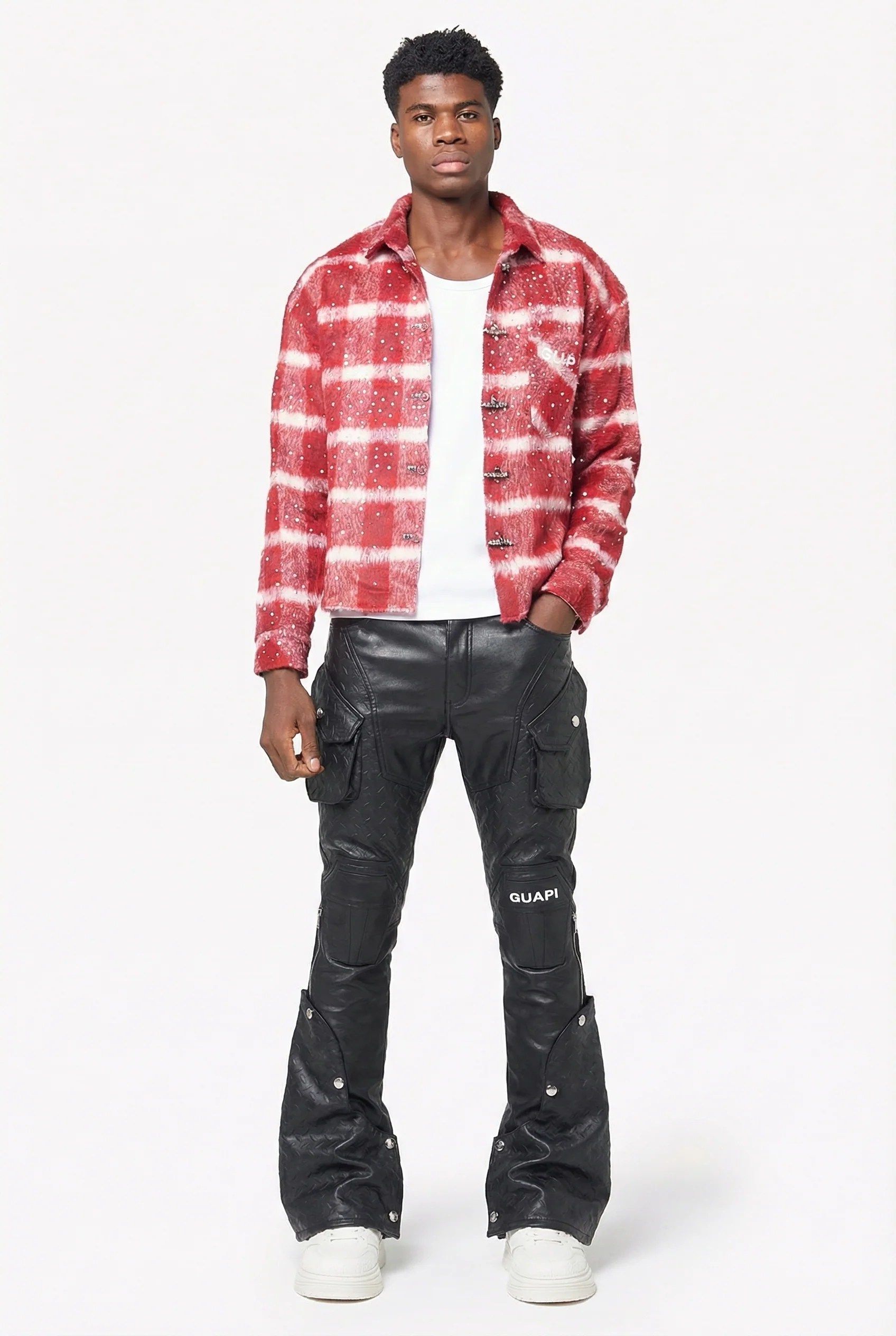 Black Coffin Arc Leather Pant - Image 5