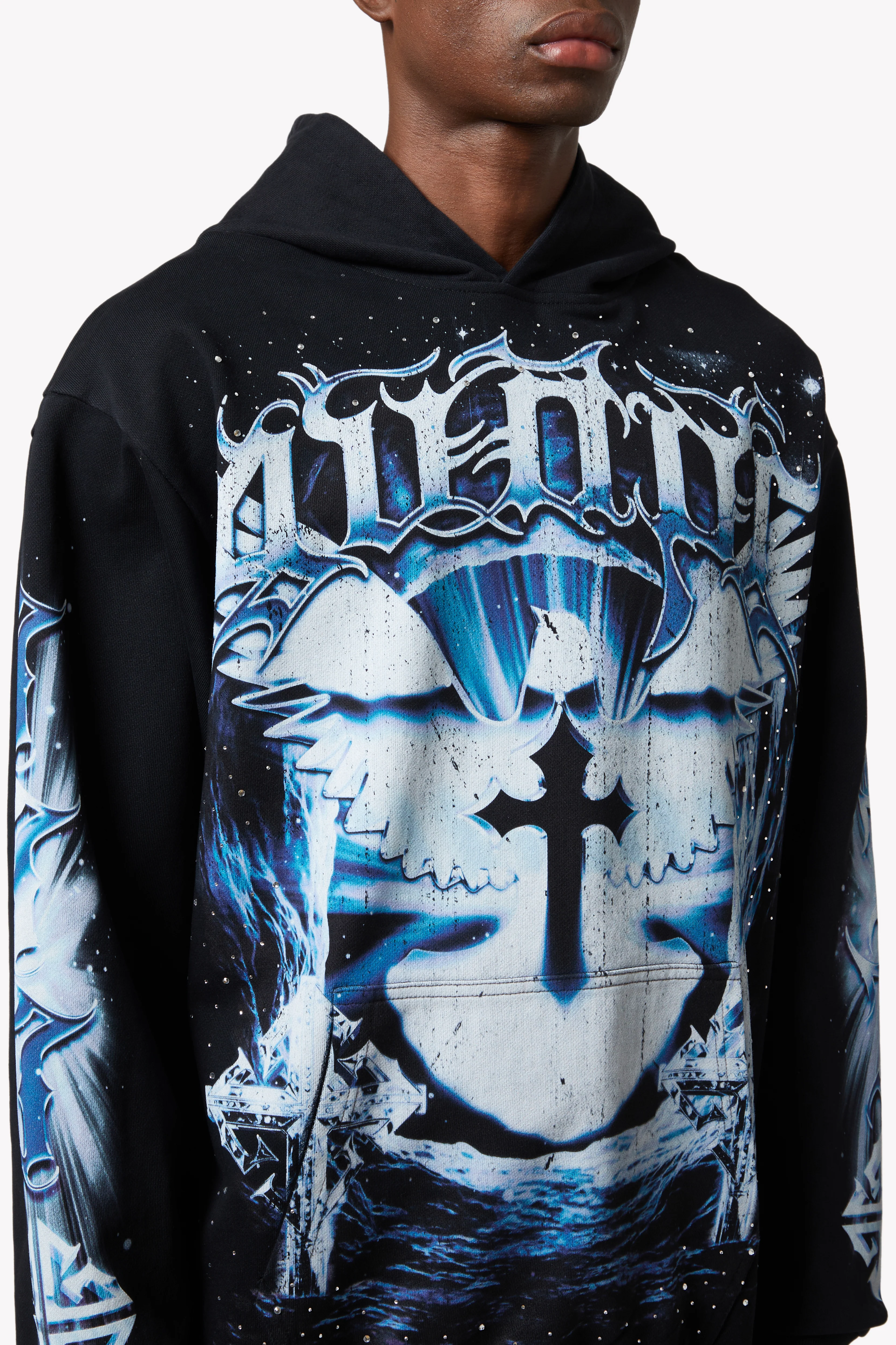 Black Heavens Vault Hoodie V1 - Image 11