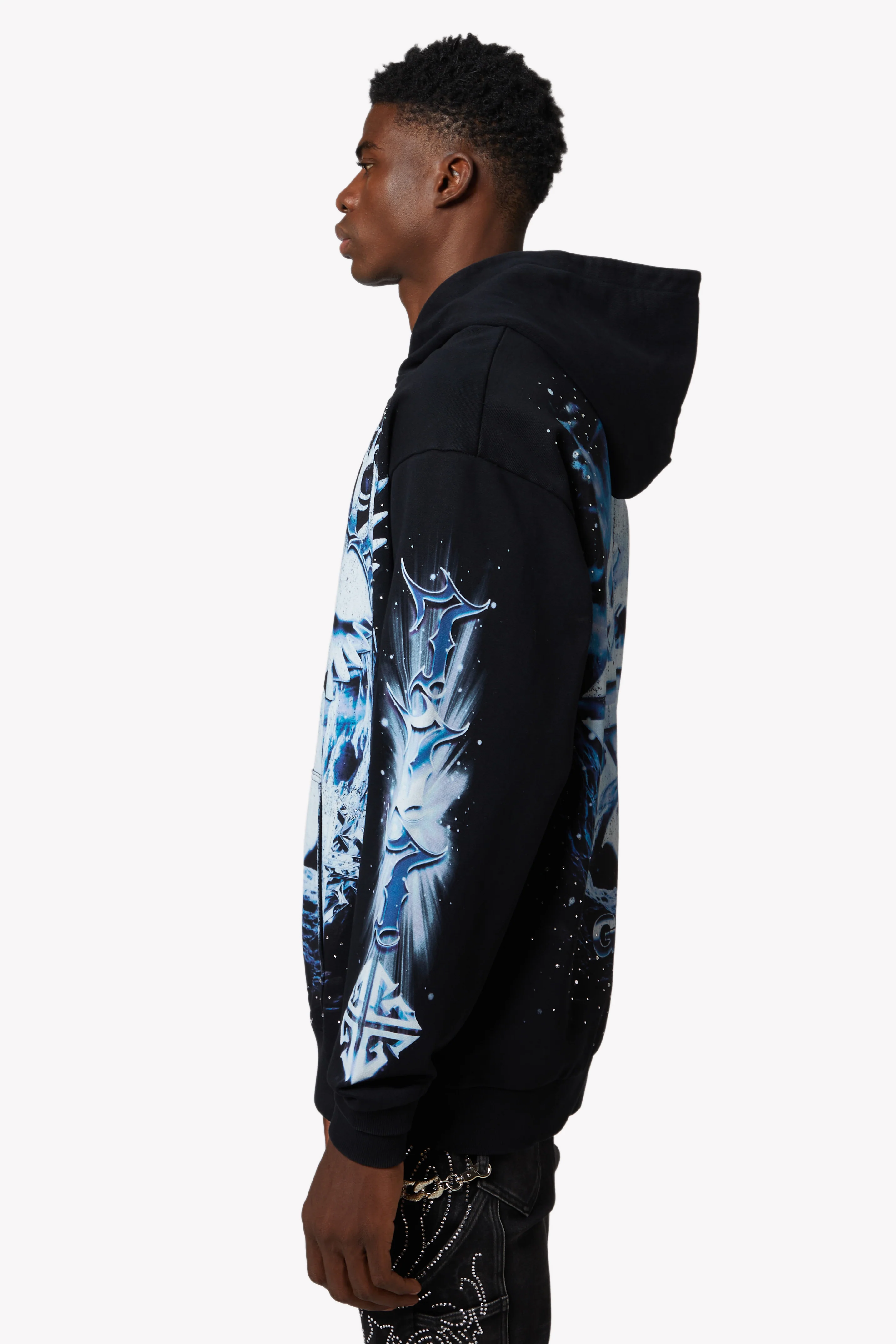 Black Heavens Vault Hoodie V1 - Image 3