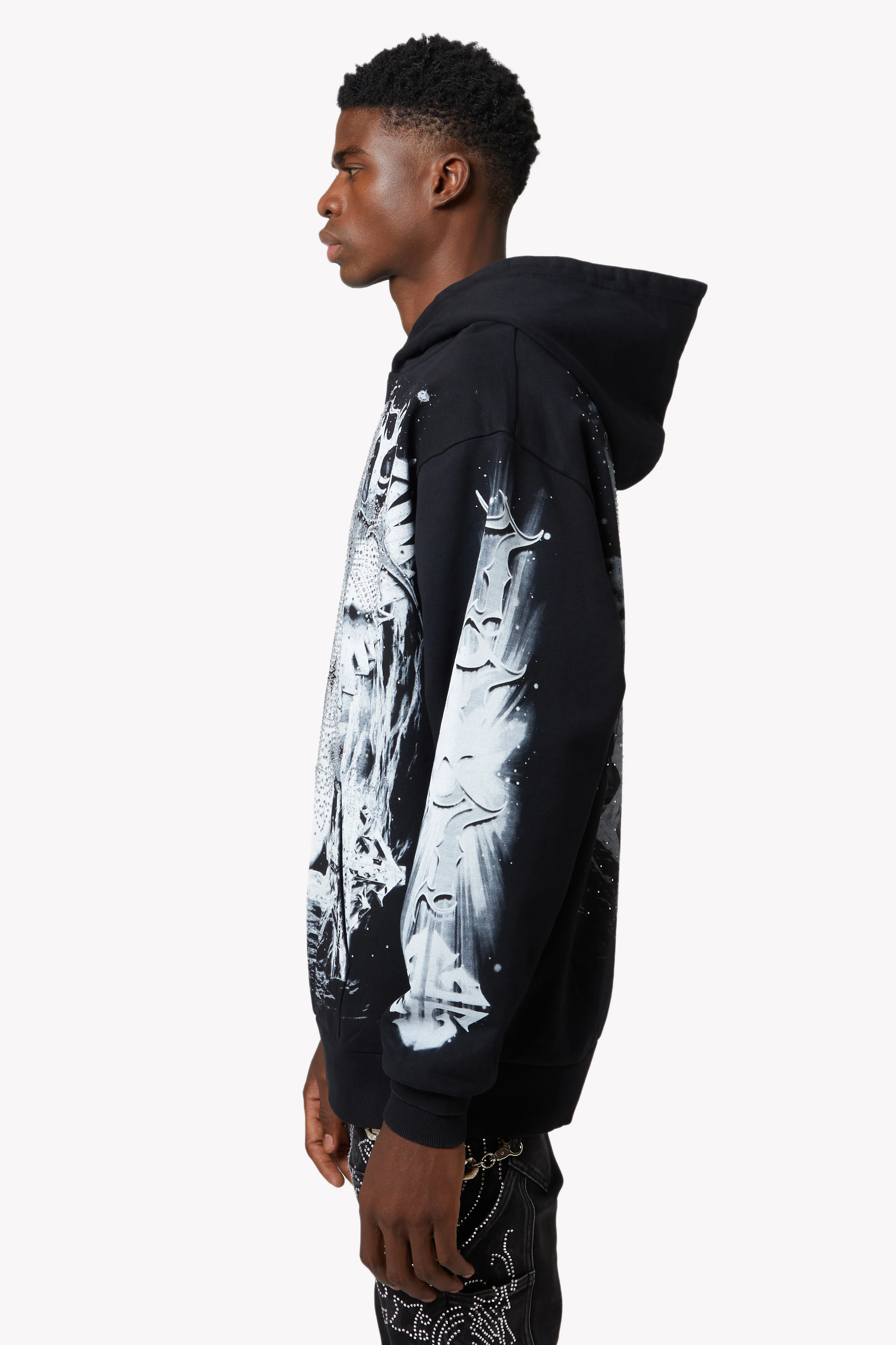 Black Heavens Vault Hoodie V3 - Image 3