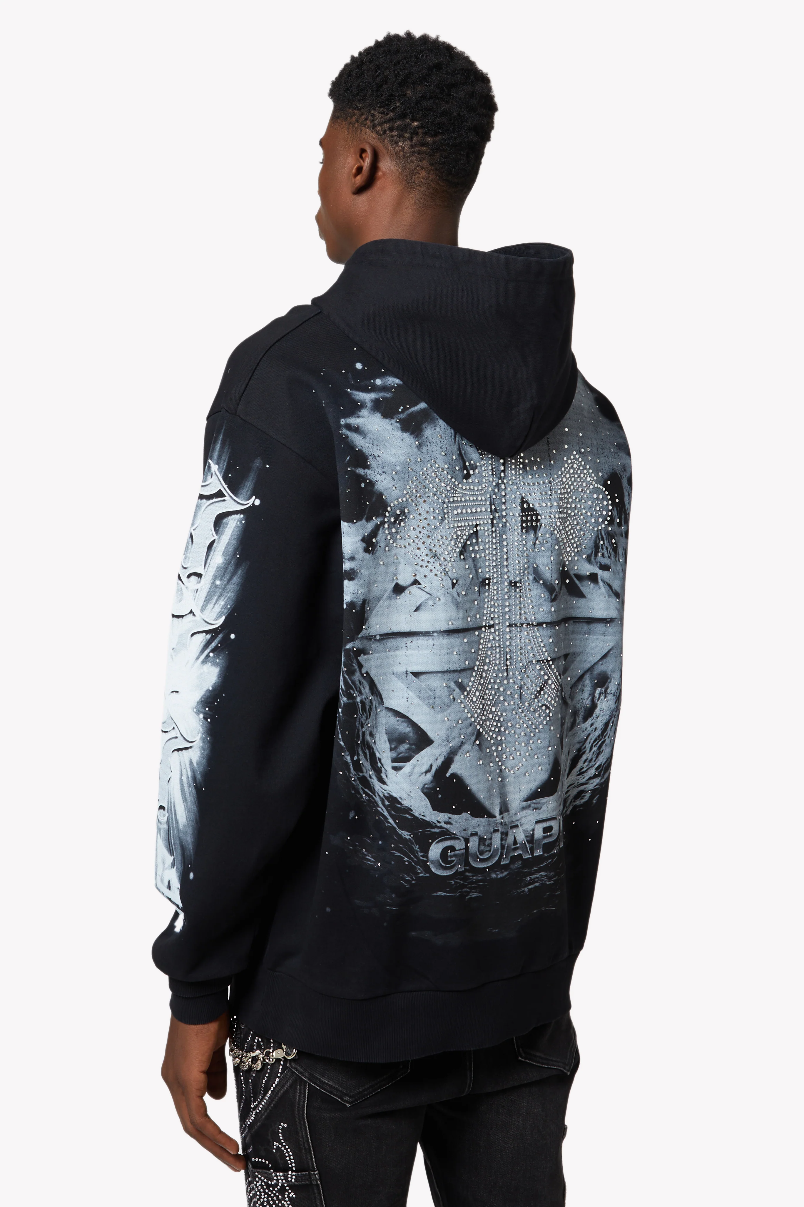 Black Heavens Vault Hoodie V3 - Image 4