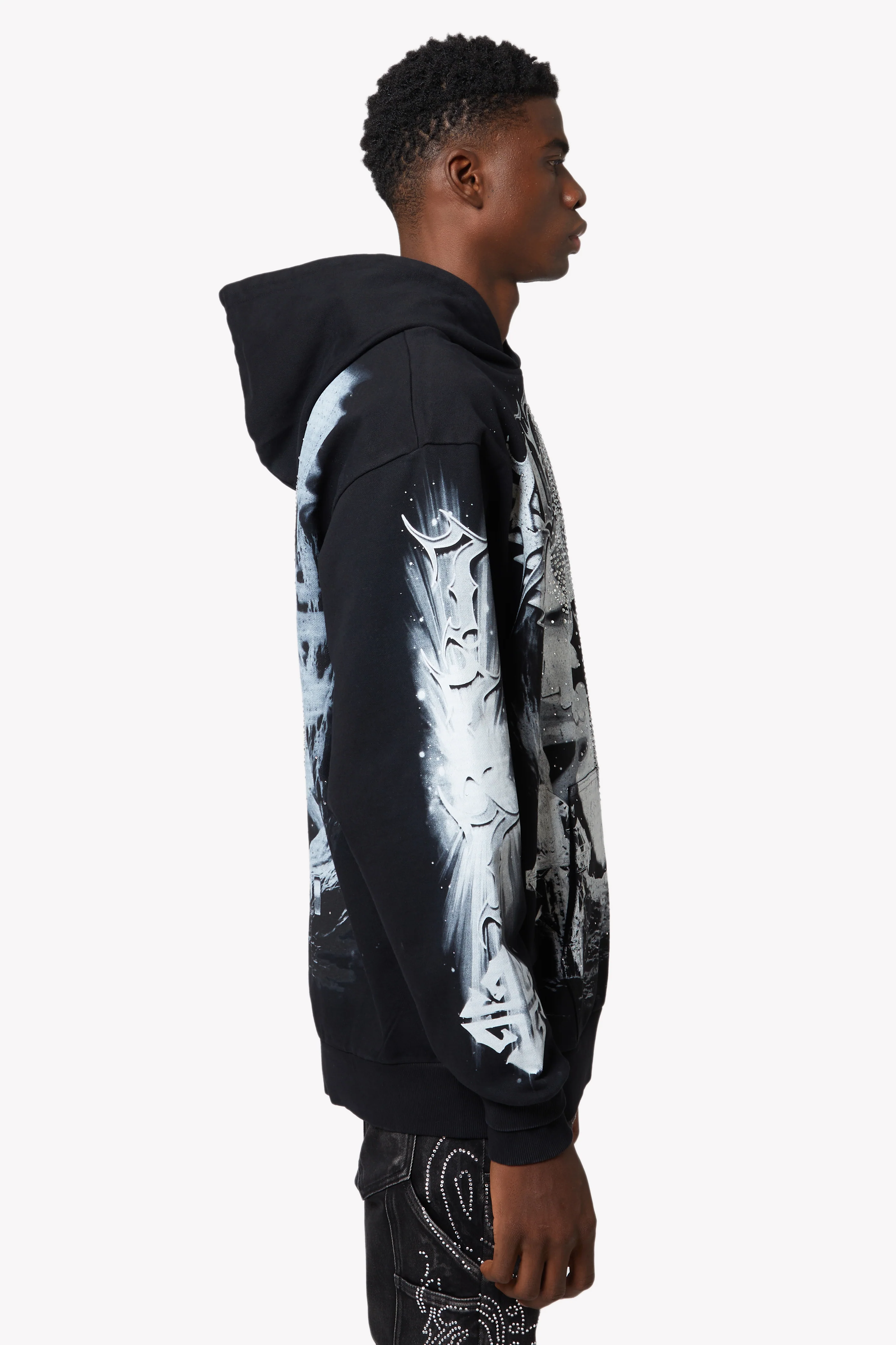 Black Heavens Vault Hoodie V3 - Image 7