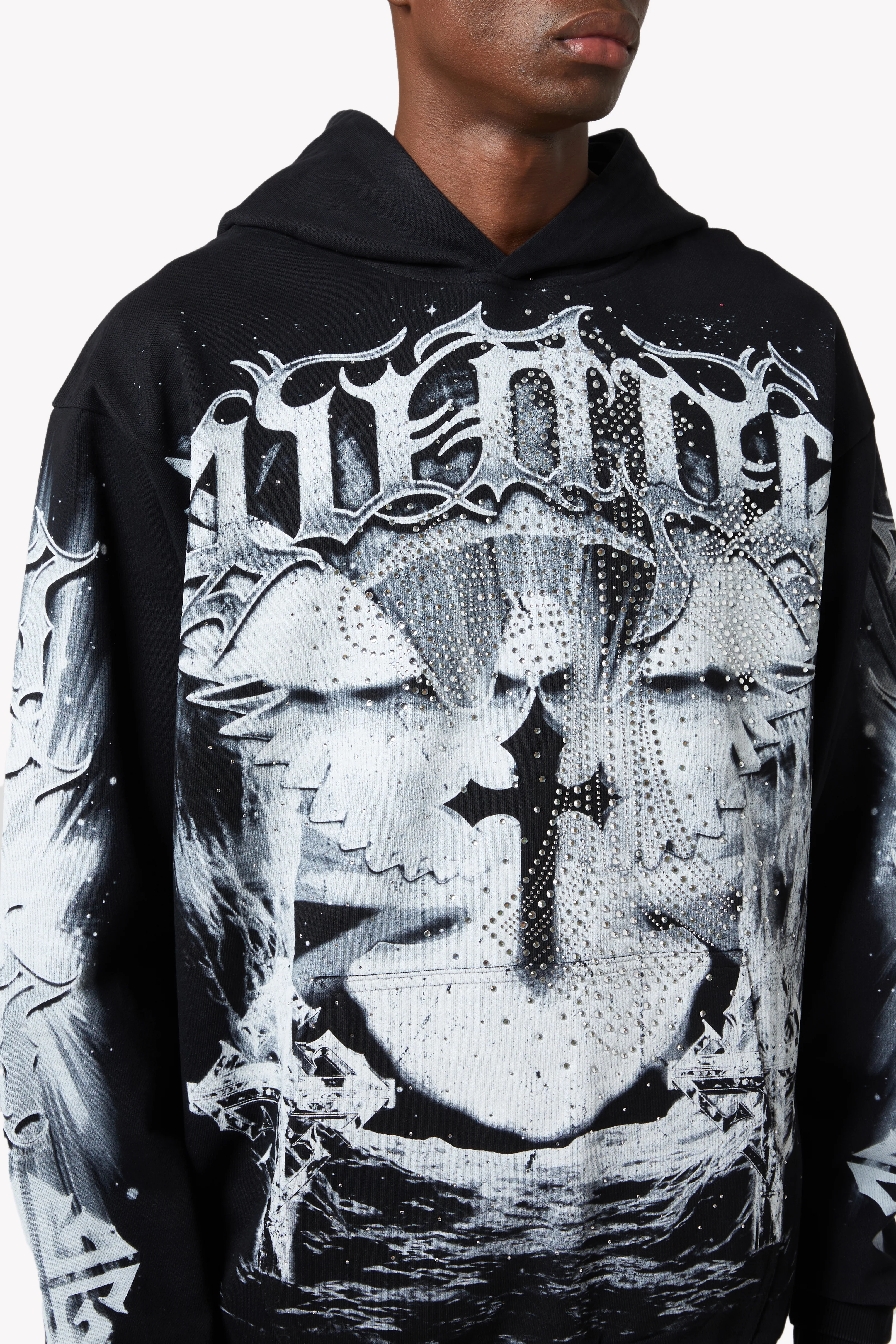 Black Heavens Vault Hoodie V3 - Image 9