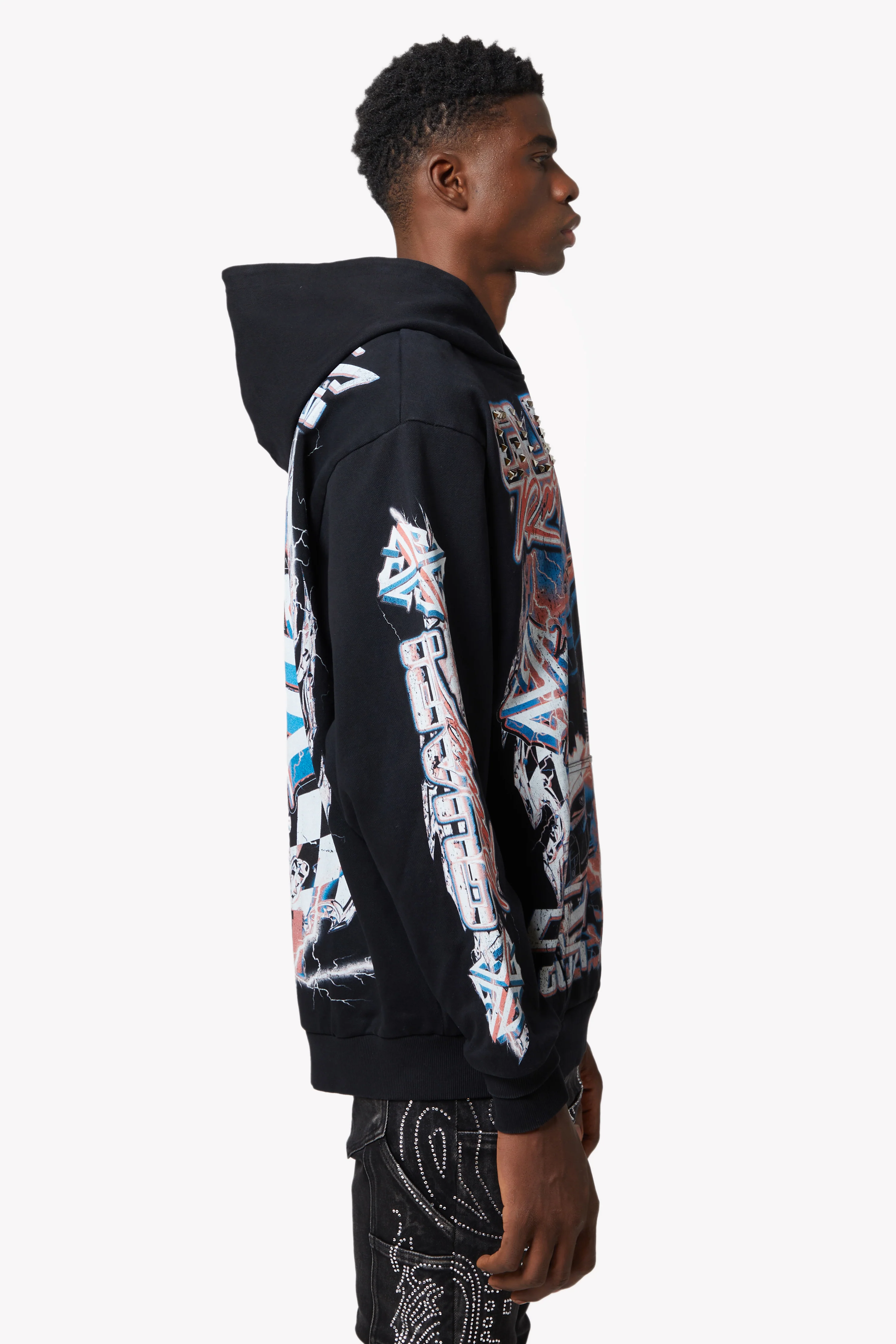 Black Nitro Drift Hoodie V1 - Image 7