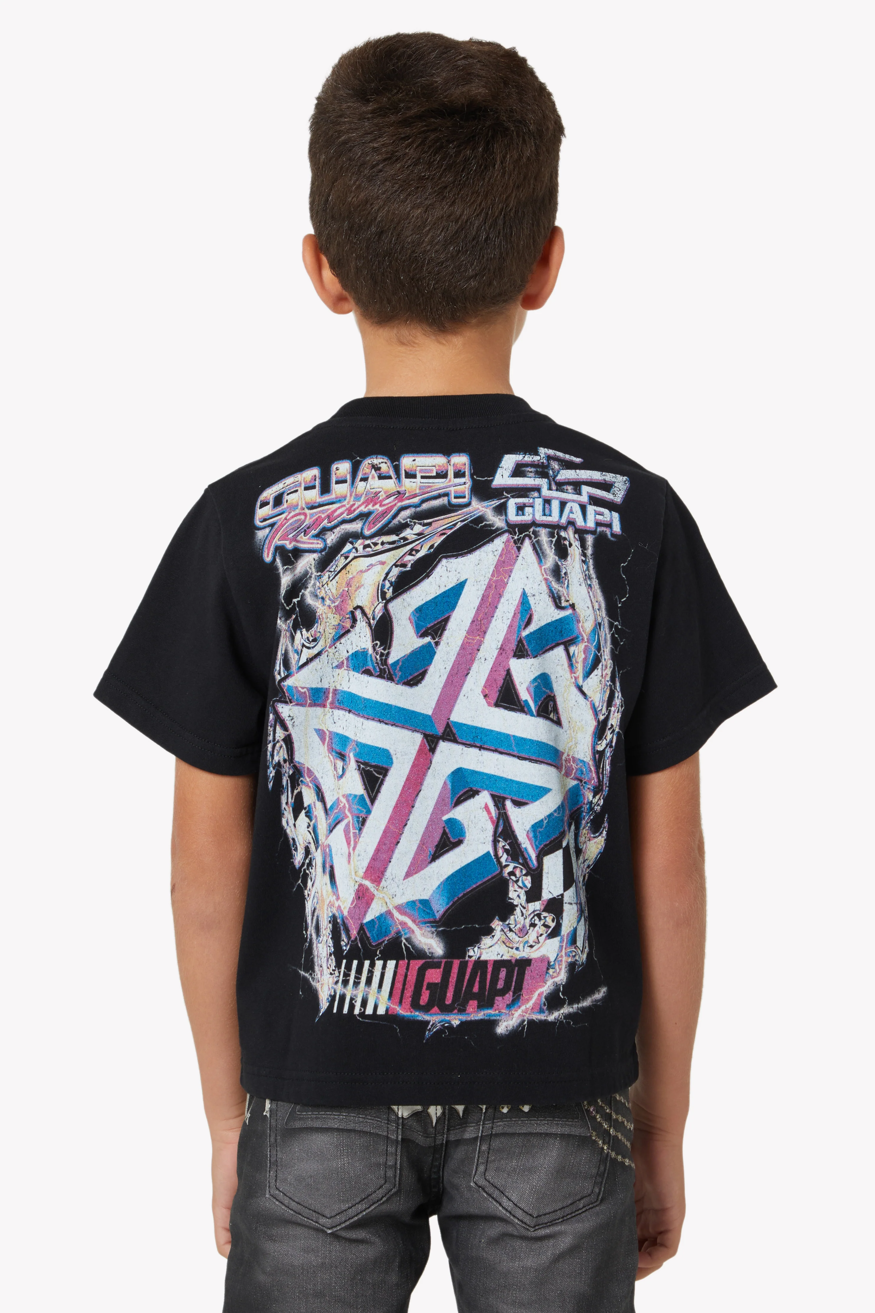 Black Nitro Drift Kids Tee - Image 3