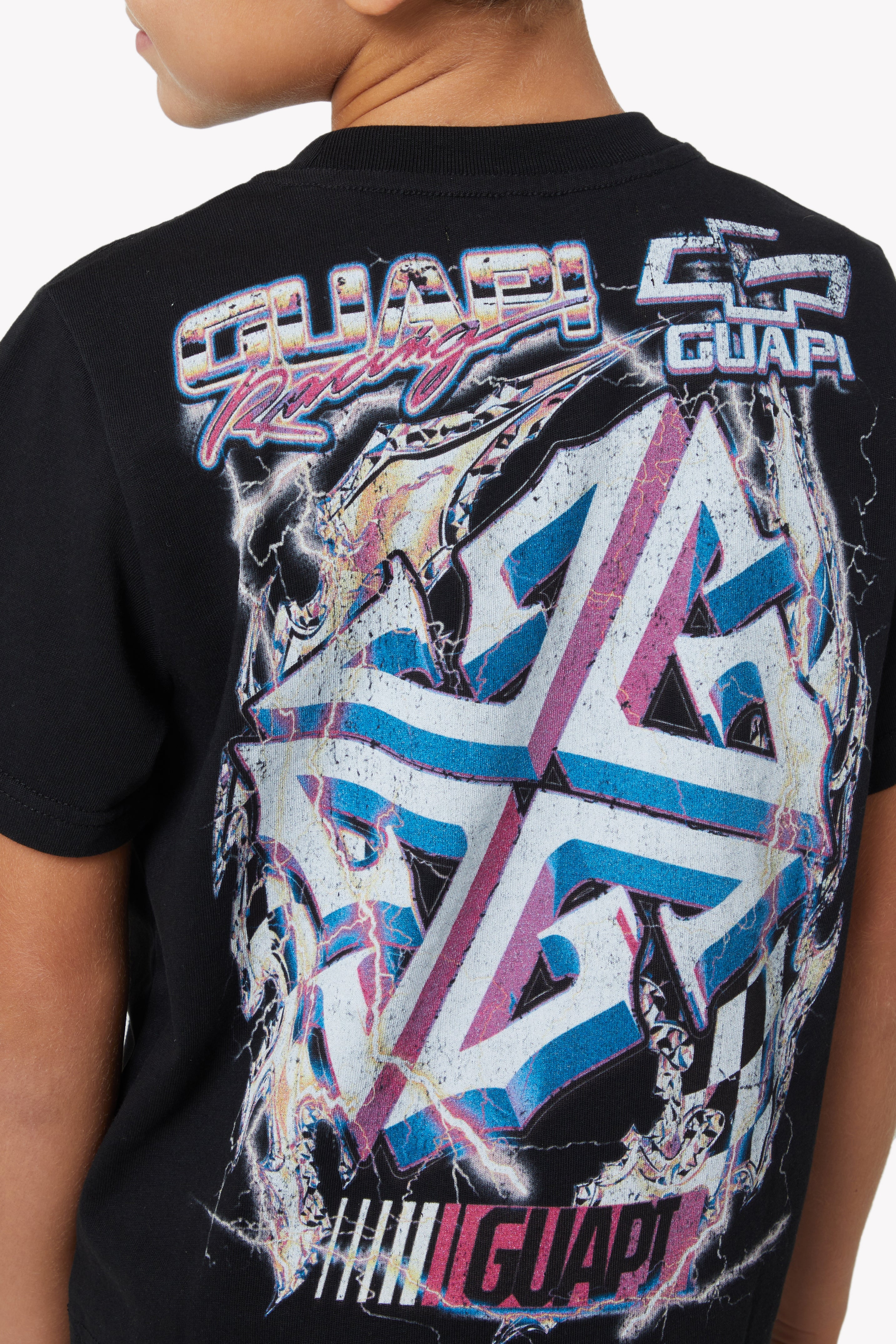 Black Nitro Drift Kids Tee - Image 5
