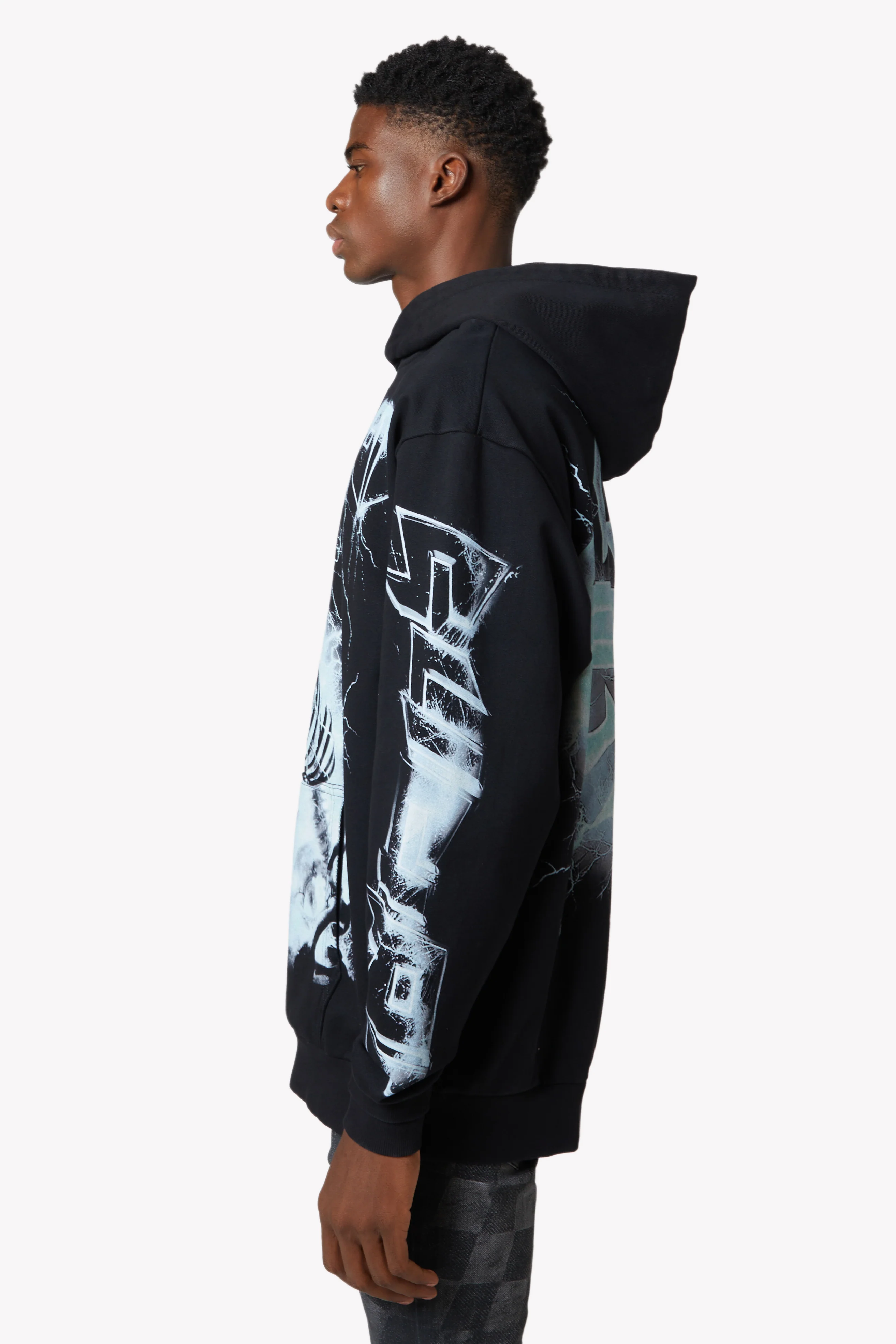 Black Revived Hoodie V1 - Image 3
