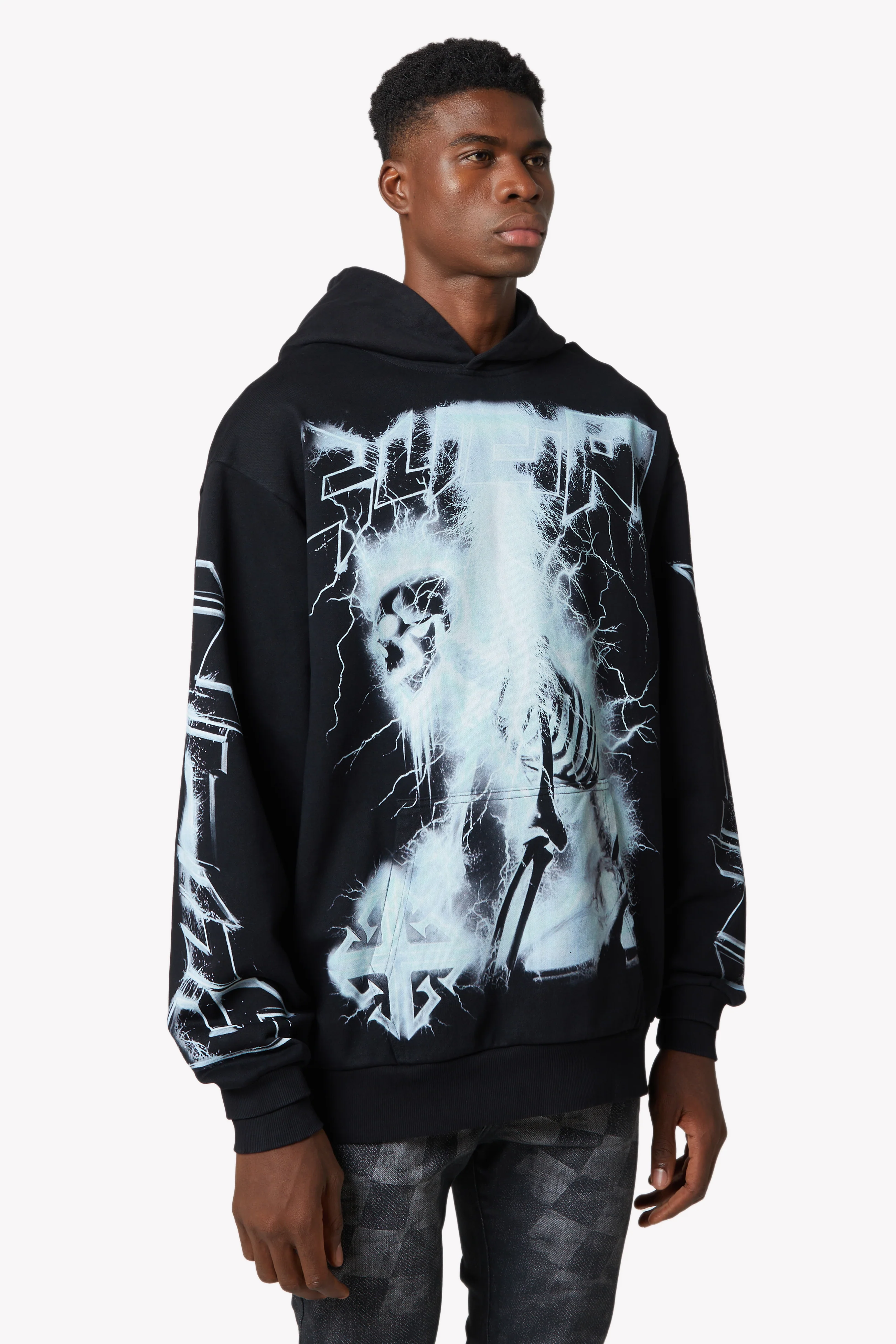 Black Revived Hoodie V1 - Image 8