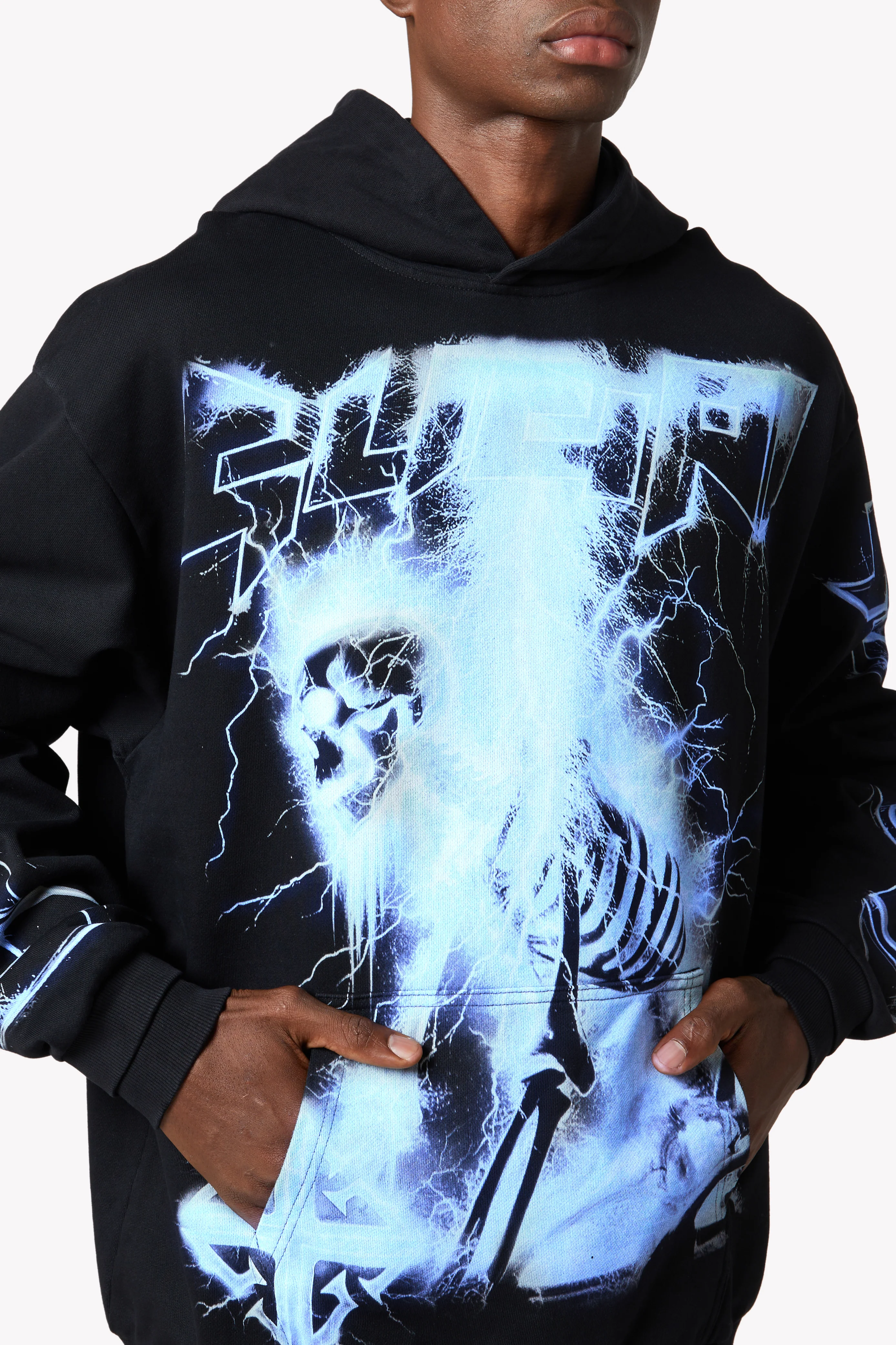 Black Revived Hoodie V2 - Image 9