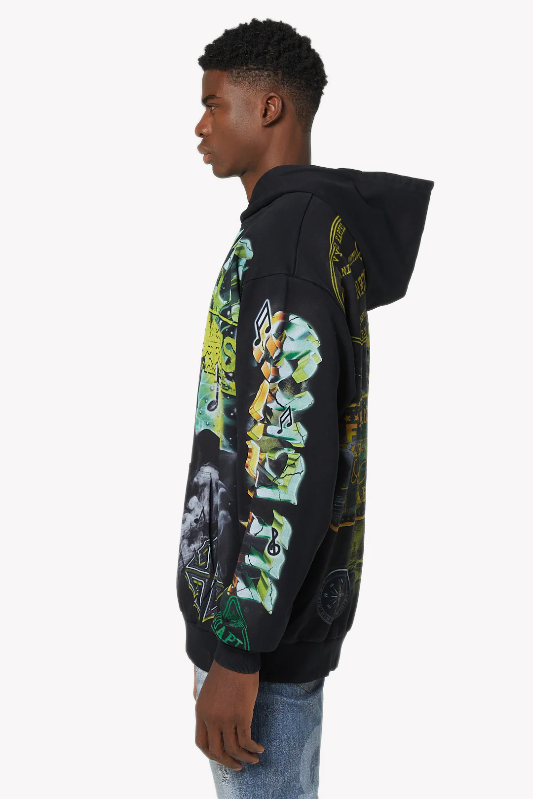 Black World Boss Hoodie V2 - Image 3
