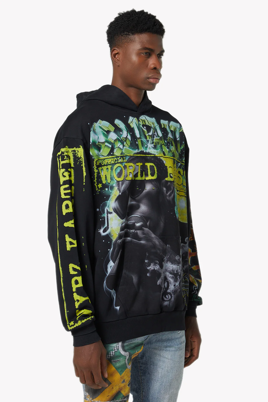 Black World Boss Hoodie V2 - Image 8
