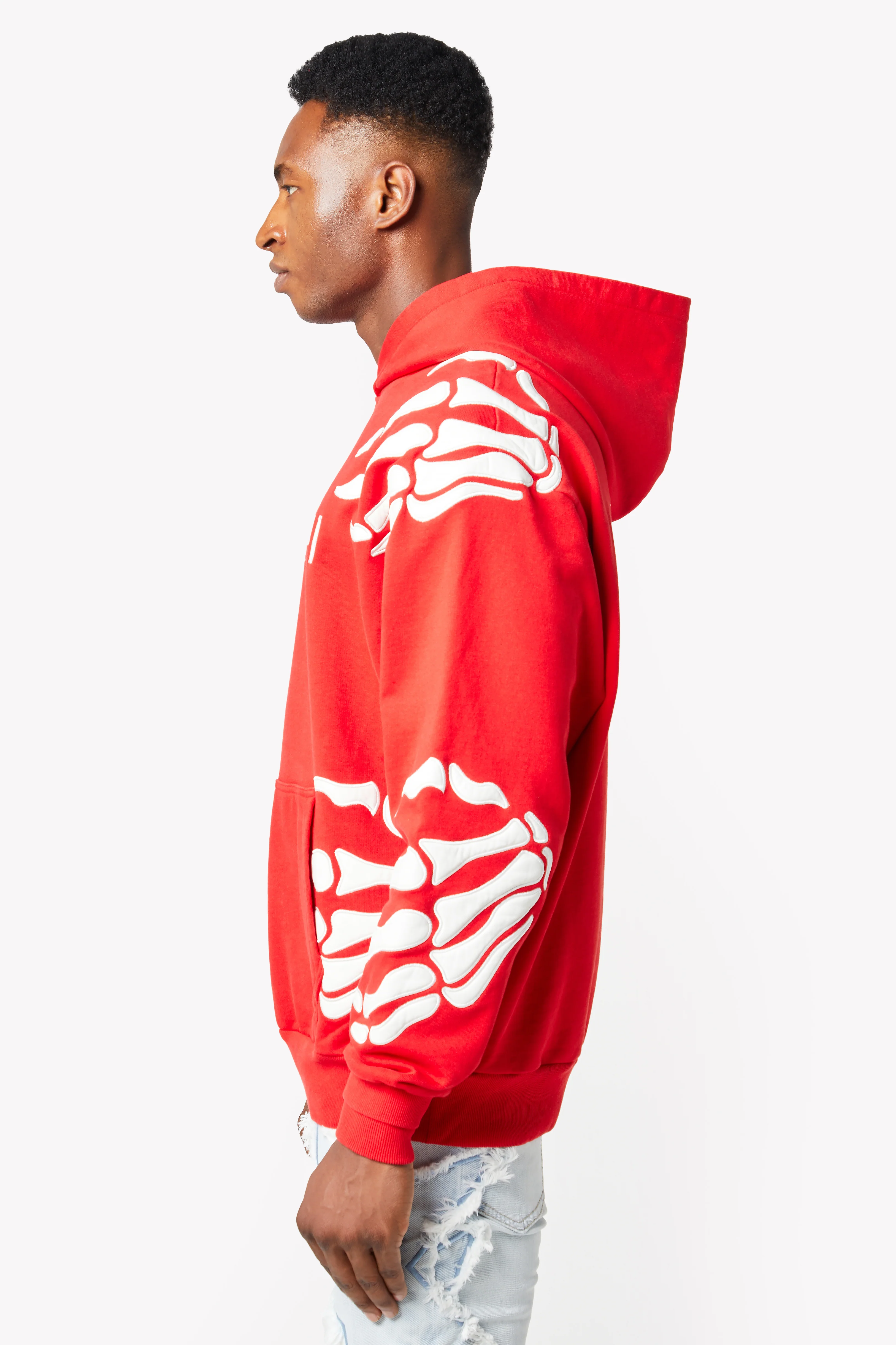 Blood Red Hell Dragger Hoodie - Image 3