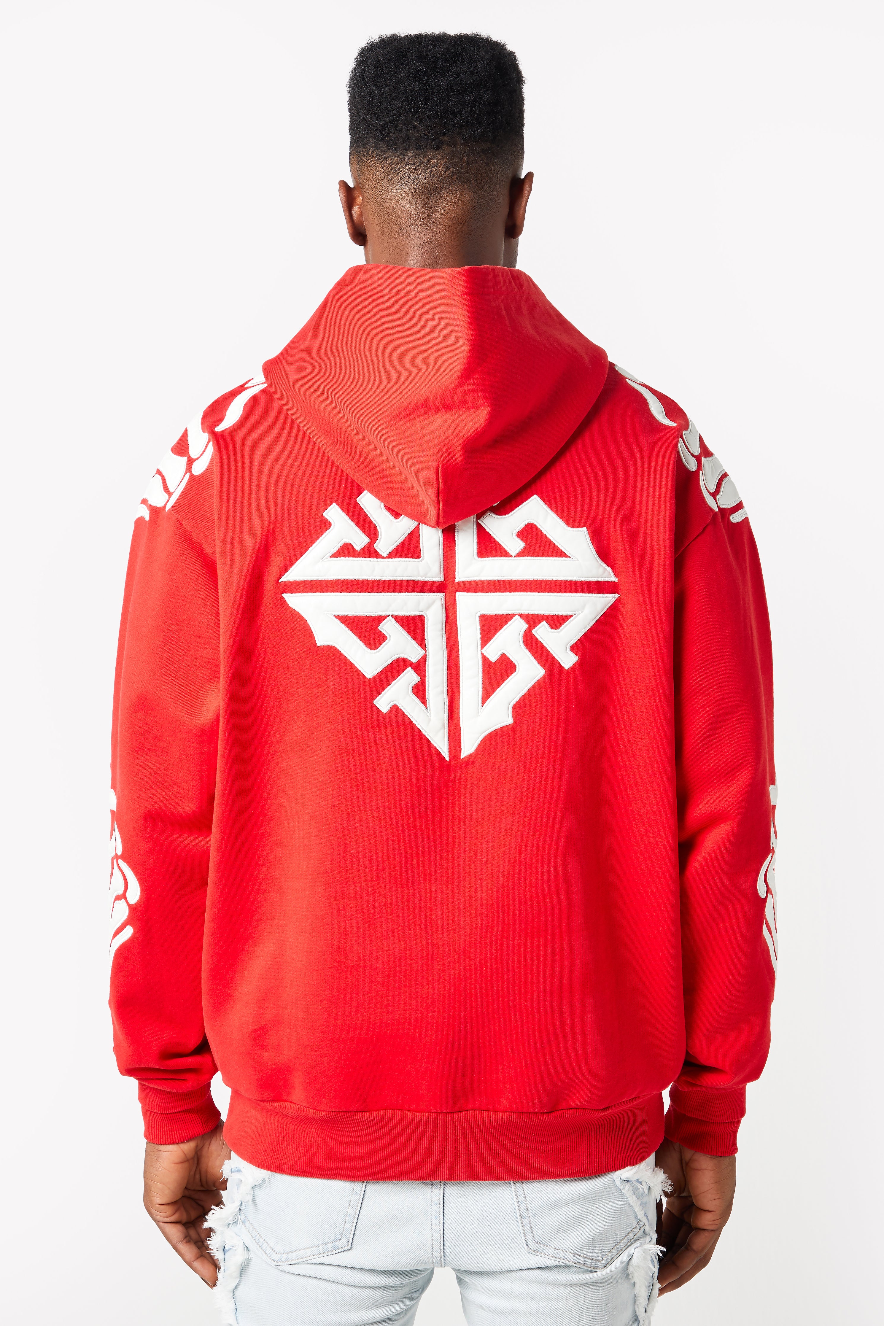 Blood Red Hell Dragger Hoodie - Image 6