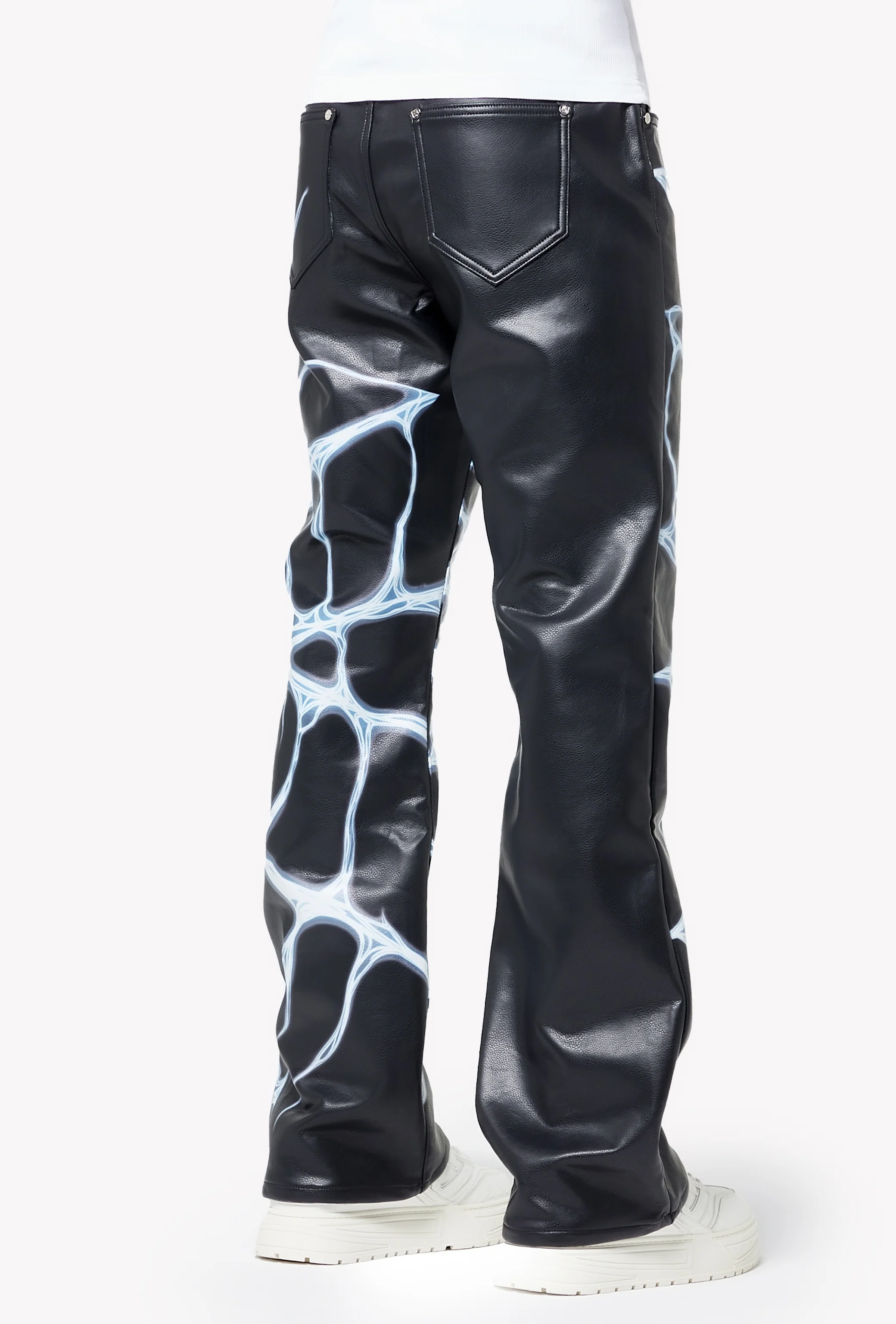 Chrome Web Leather Pant - Image 4