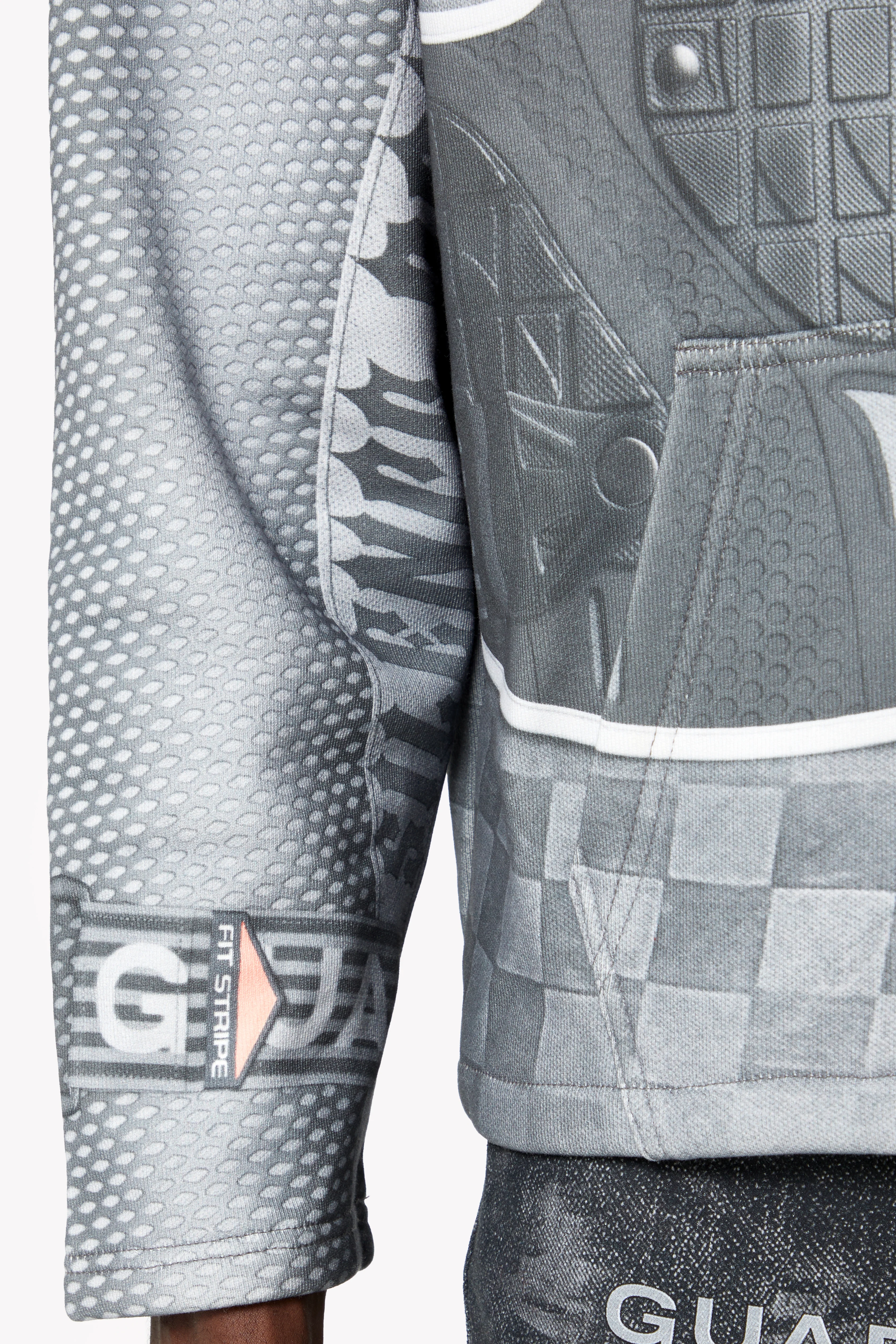 Cloud Grey Racer Hoodie - Image 7