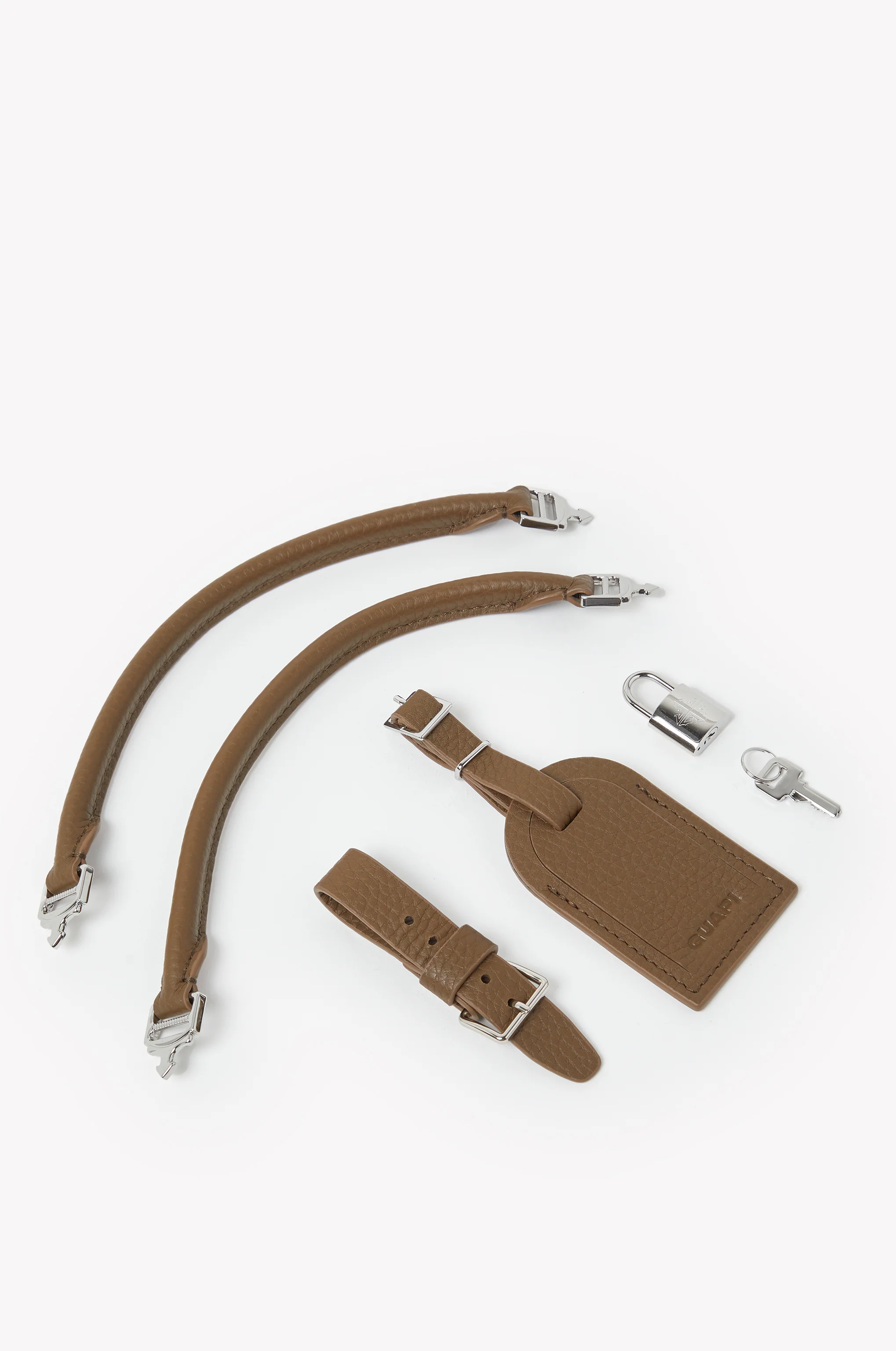 Cocoa Brown Mini Duffle Bag - Image 5