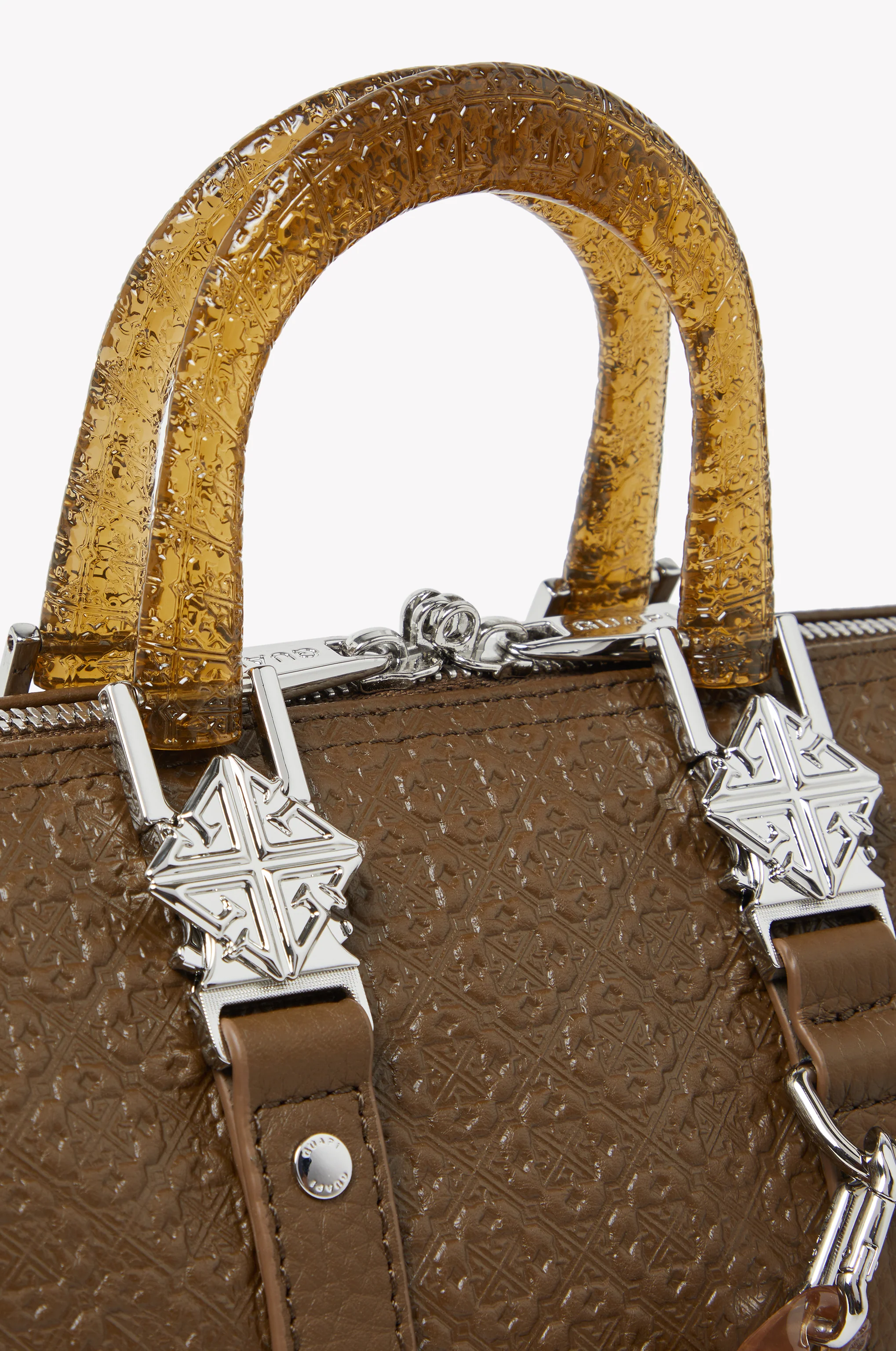 Cocoa Brown Mini Duffle Bag - Image 7