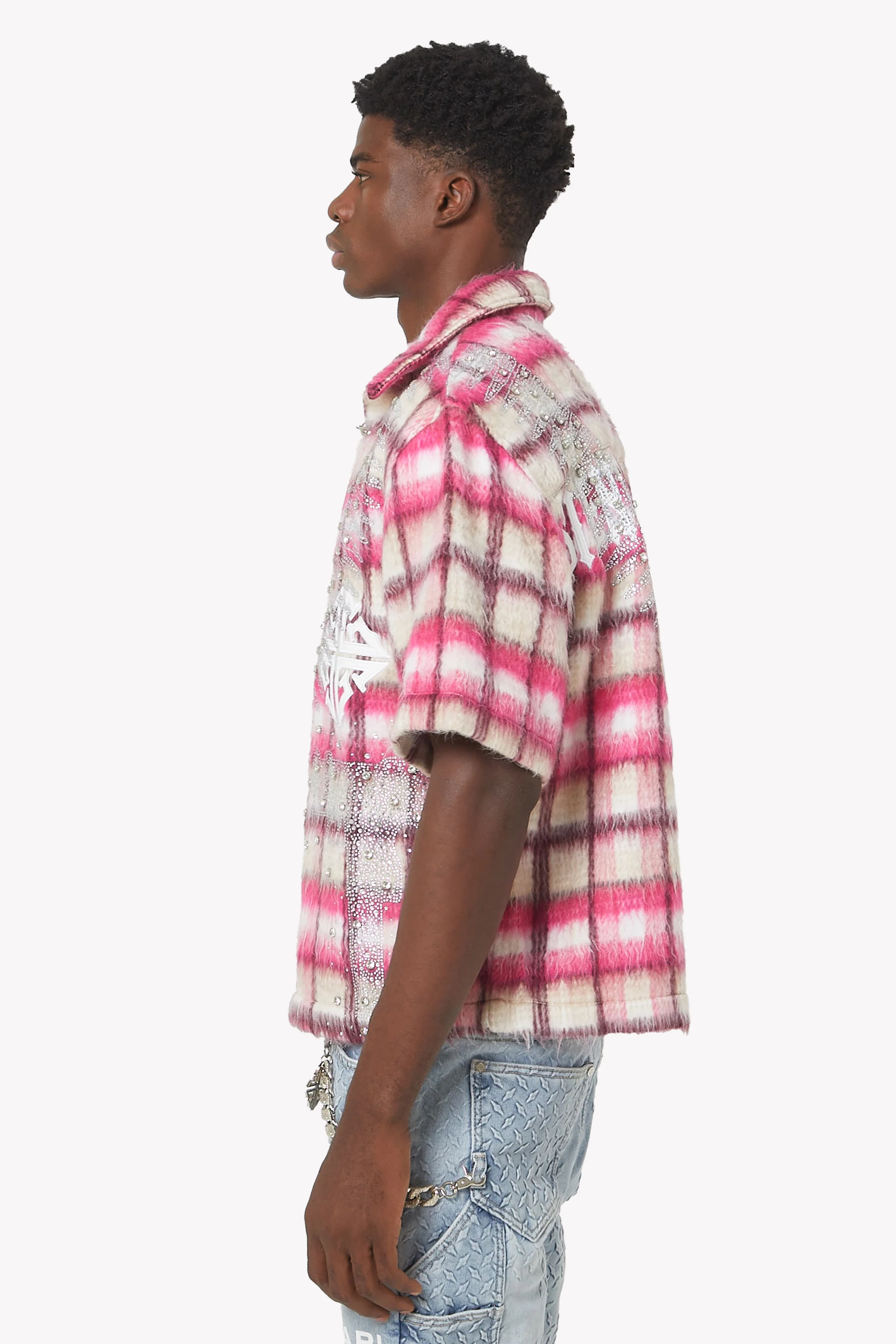 French Rose Uzi Flannel - Image 3