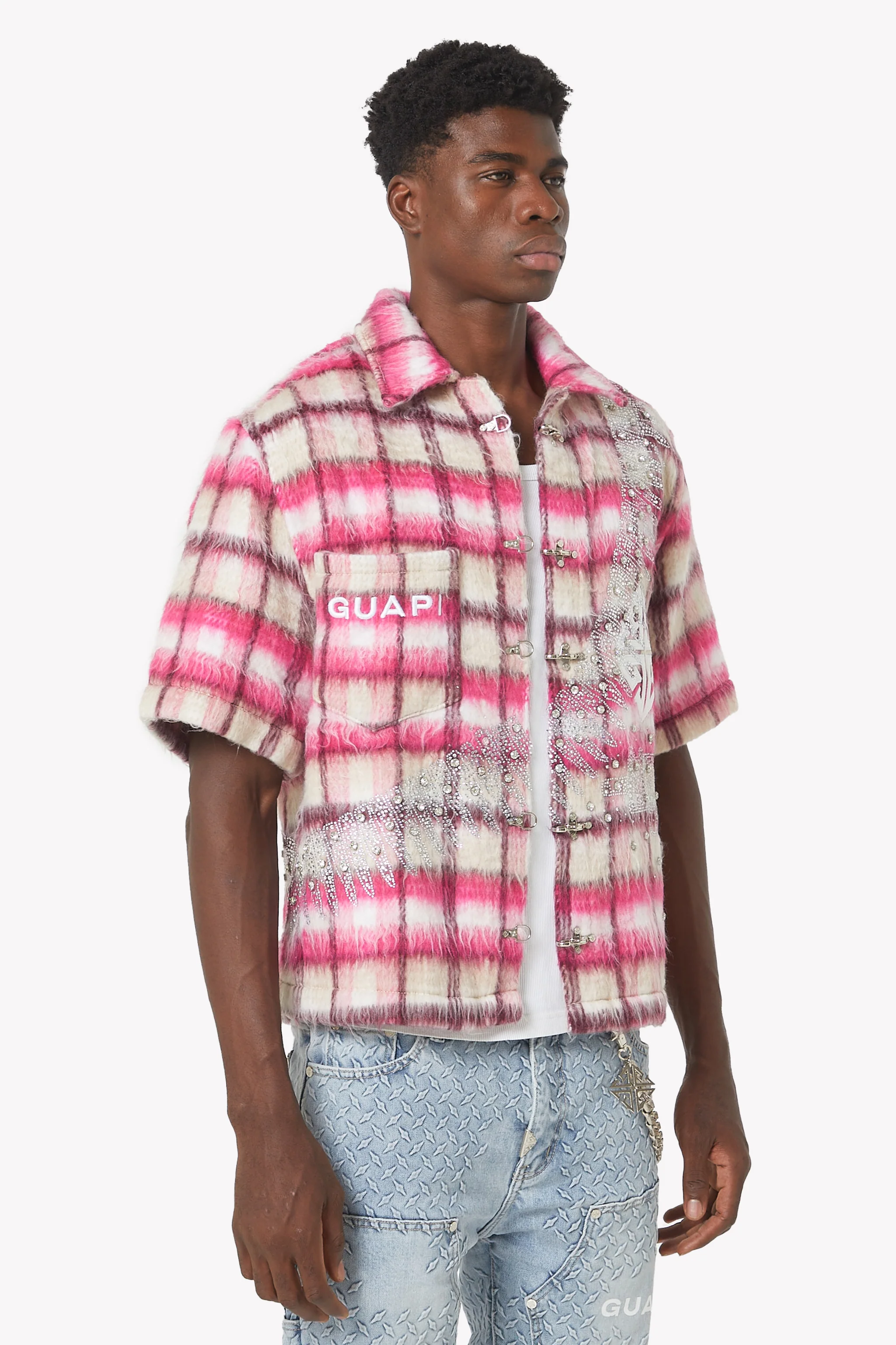 French Rose Uzi Flannel - Image 7