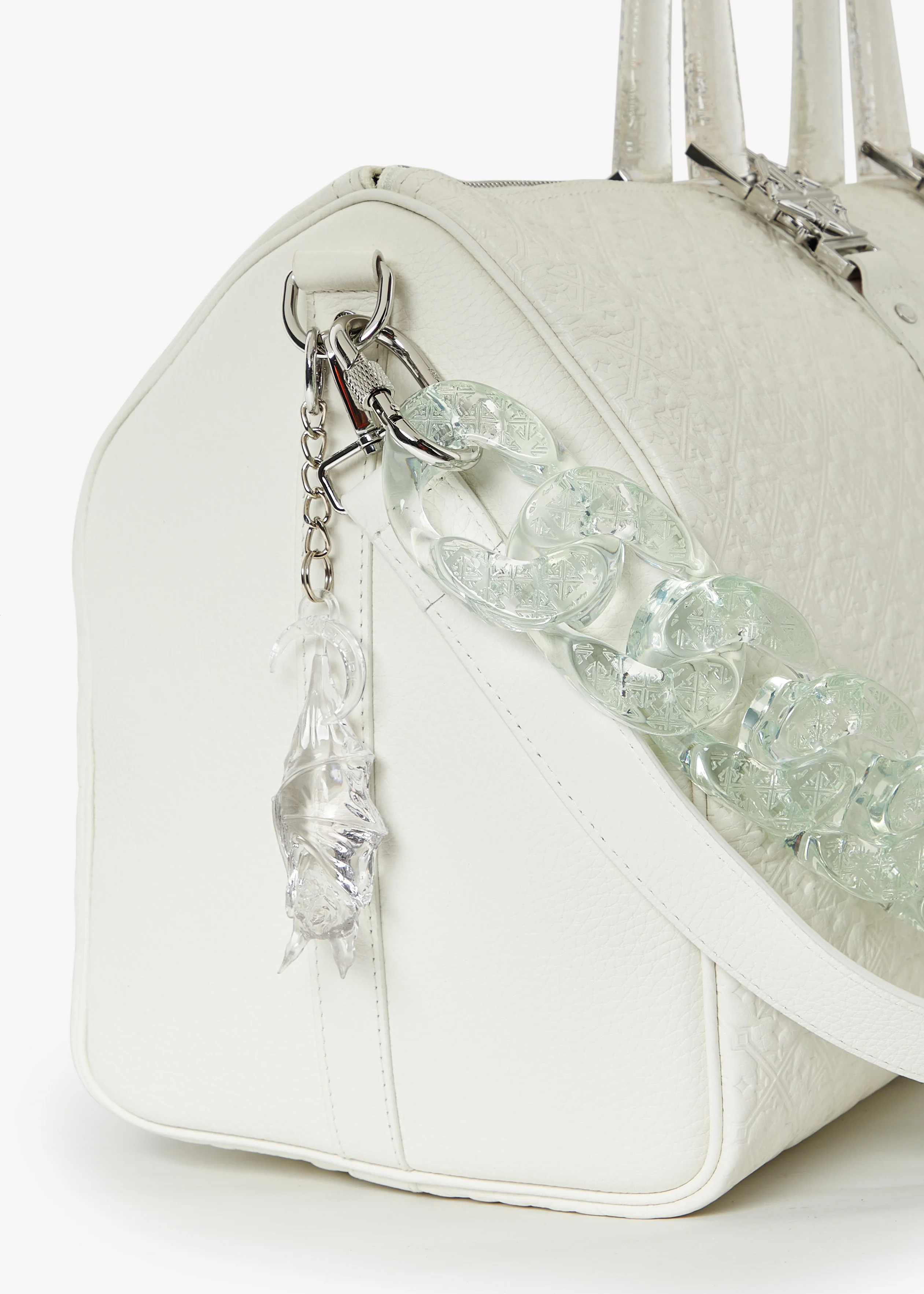 Ghost White Duffle Bag - Image 8