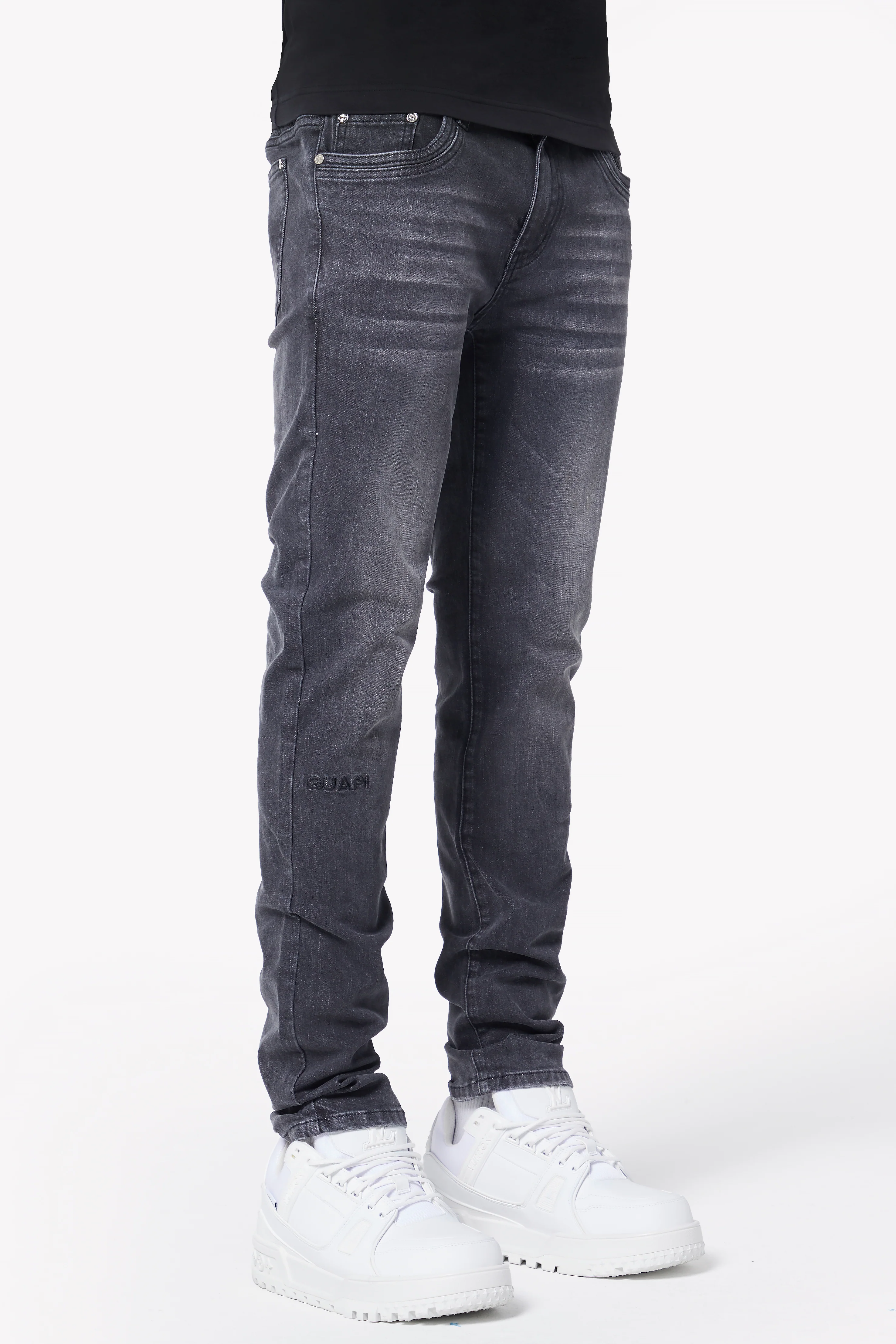 Iron Grey Basics Regular Denim - Image 5