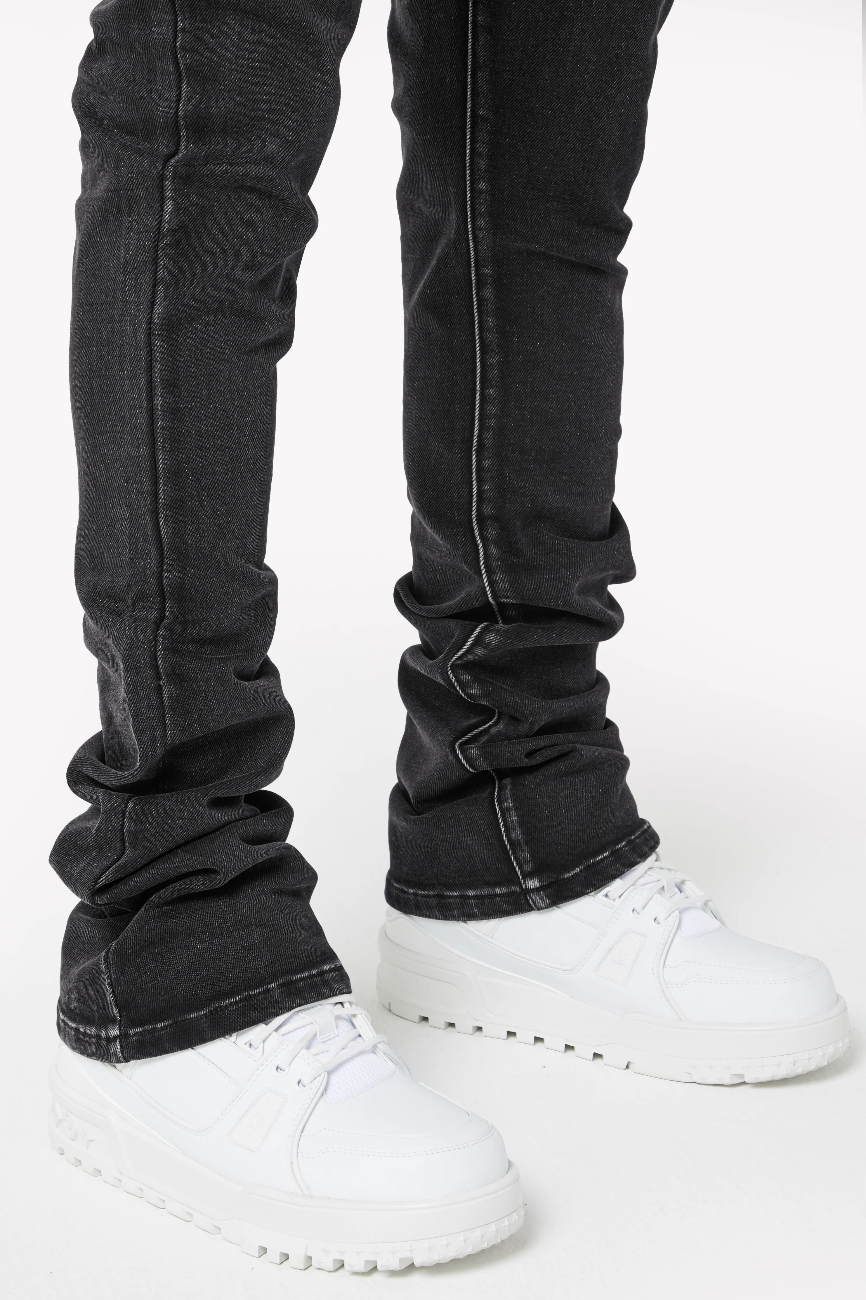 Iron Grey Patch Denim - Image 6