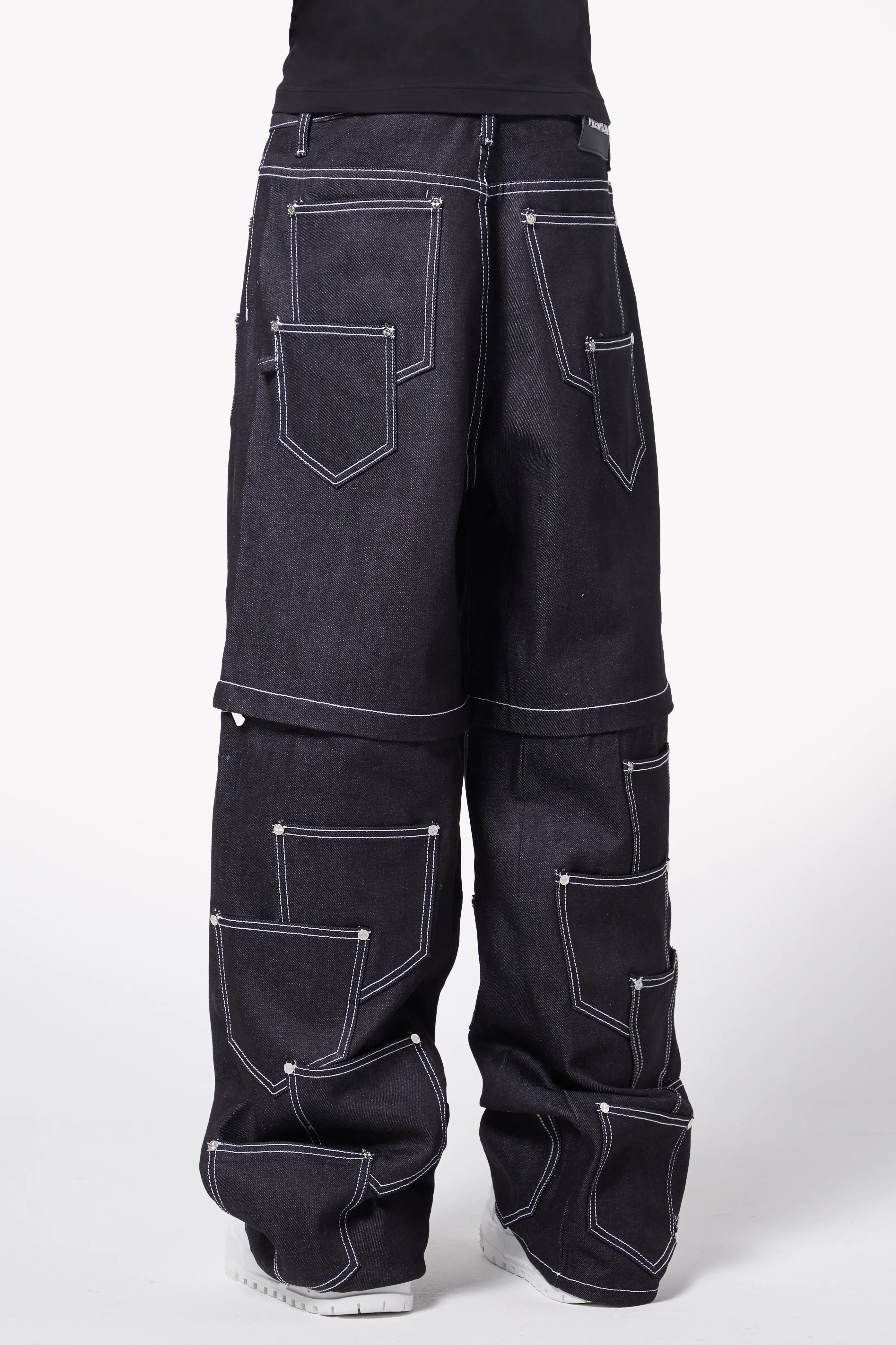 Jade Black Convertible Dice Pant - Image 4