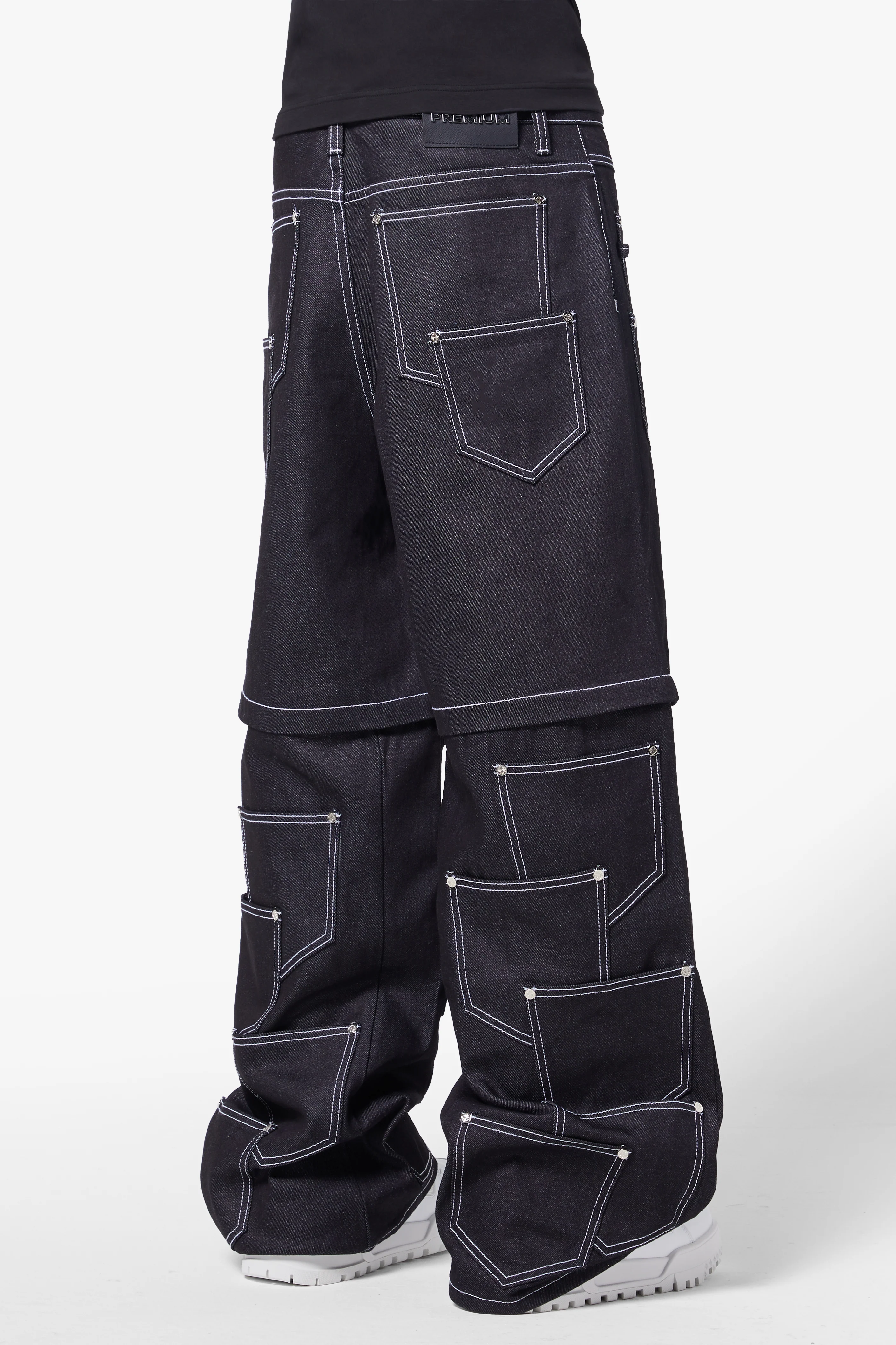 Jade Black Convertible Dice Pant - Image 5