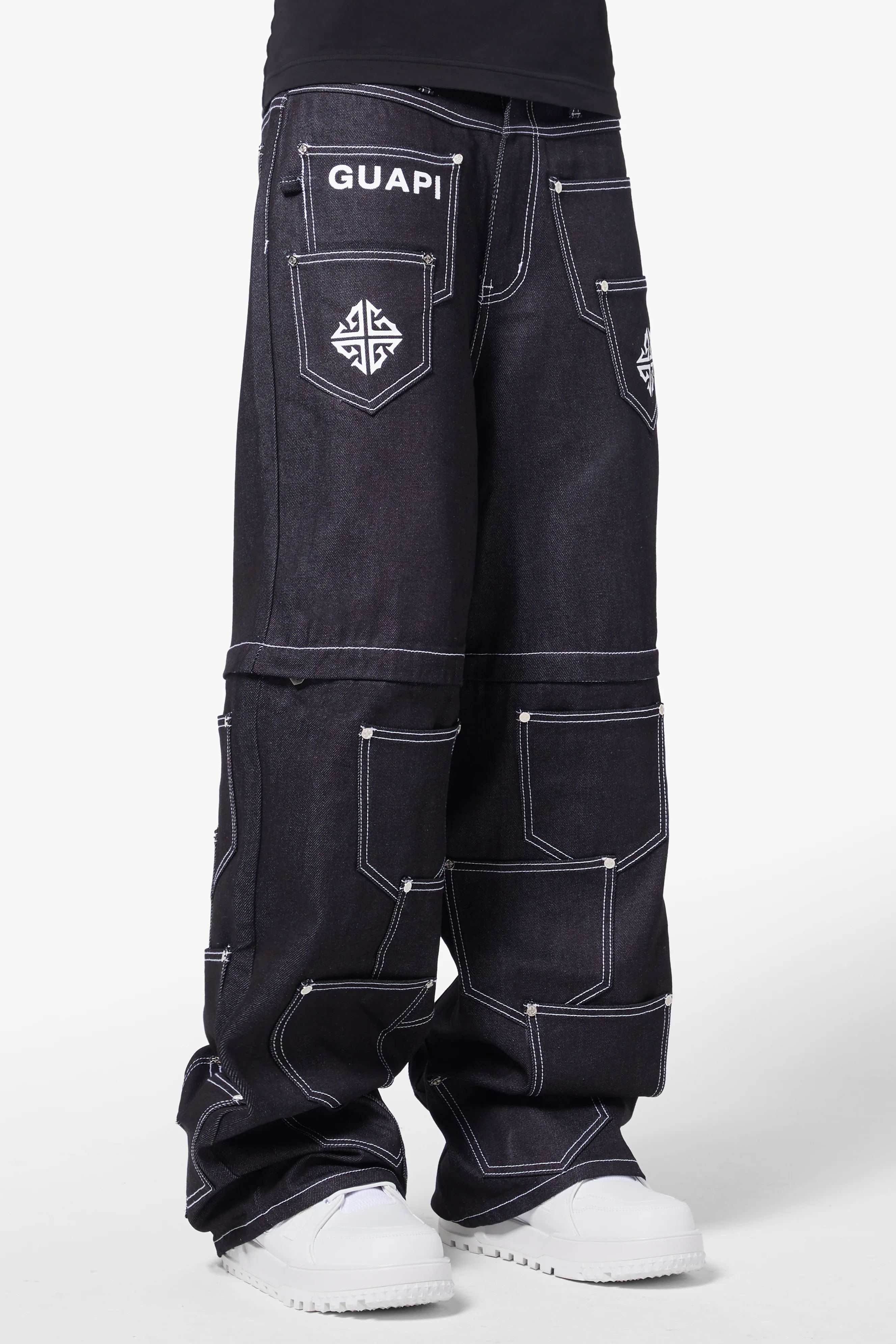 Jade Black Convertible Dice Pant - Image 6