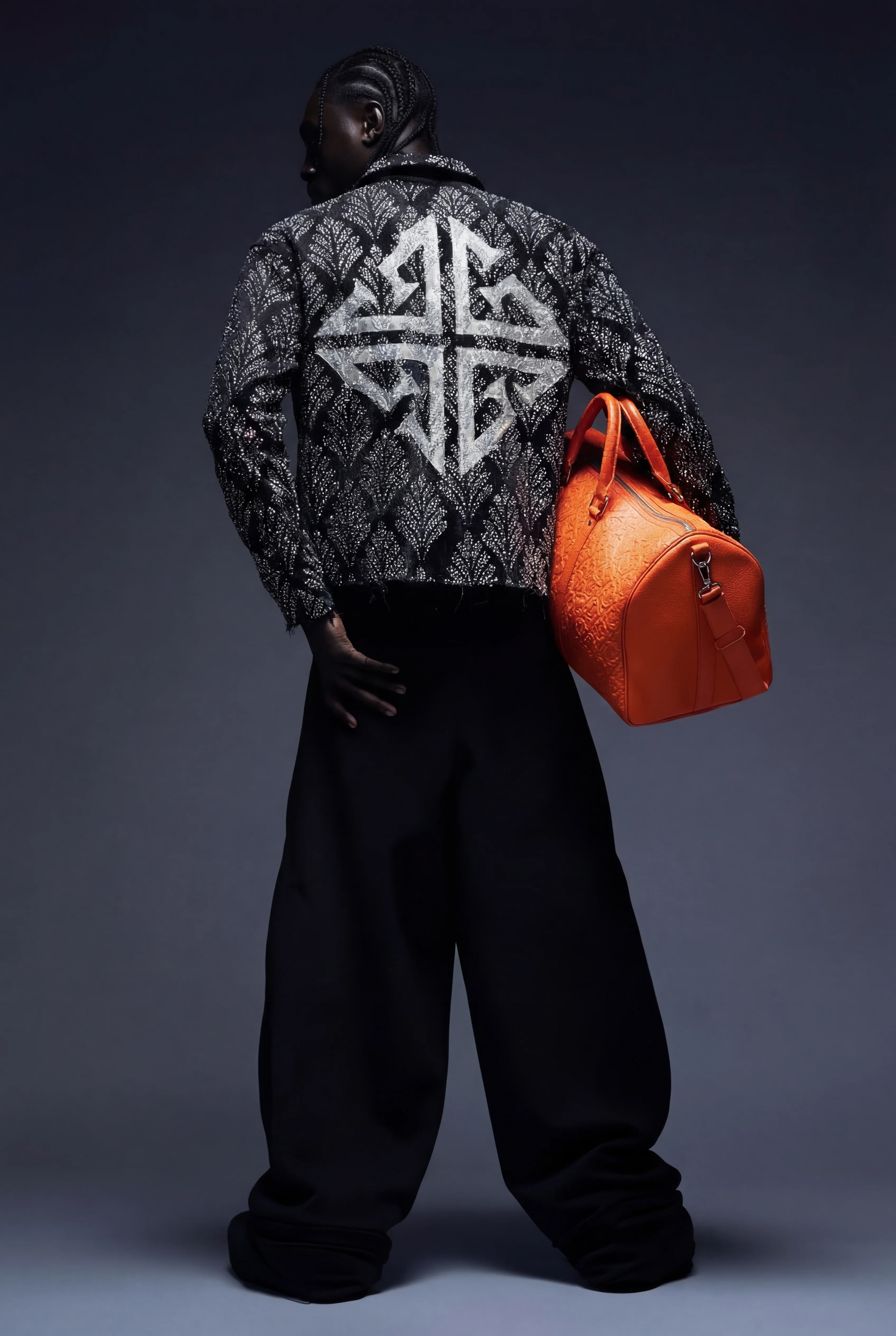 Obsidian Black Embelished Shirt - Image 7