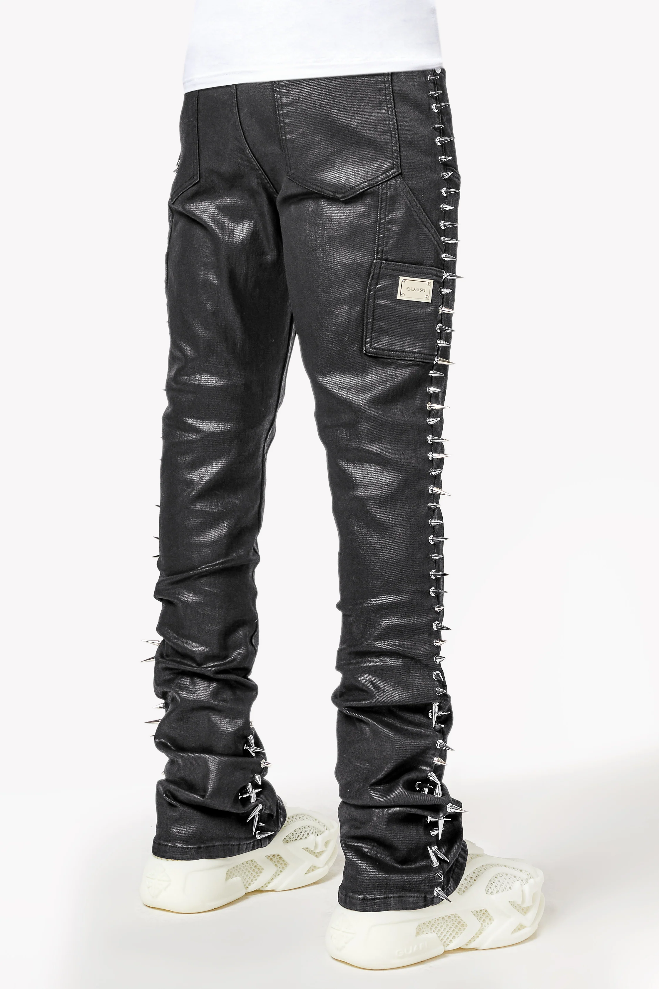 Obsidian Black Spikes Denim - Image 4