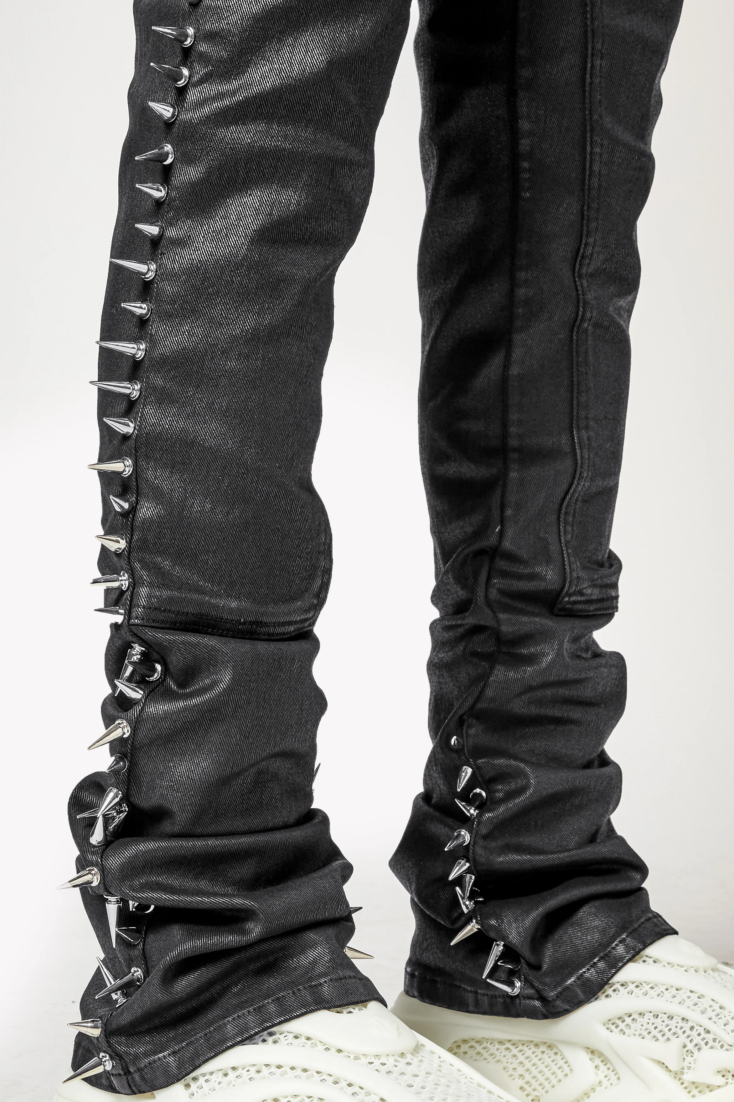 Obsidian Black Spikes Denim - Image 7