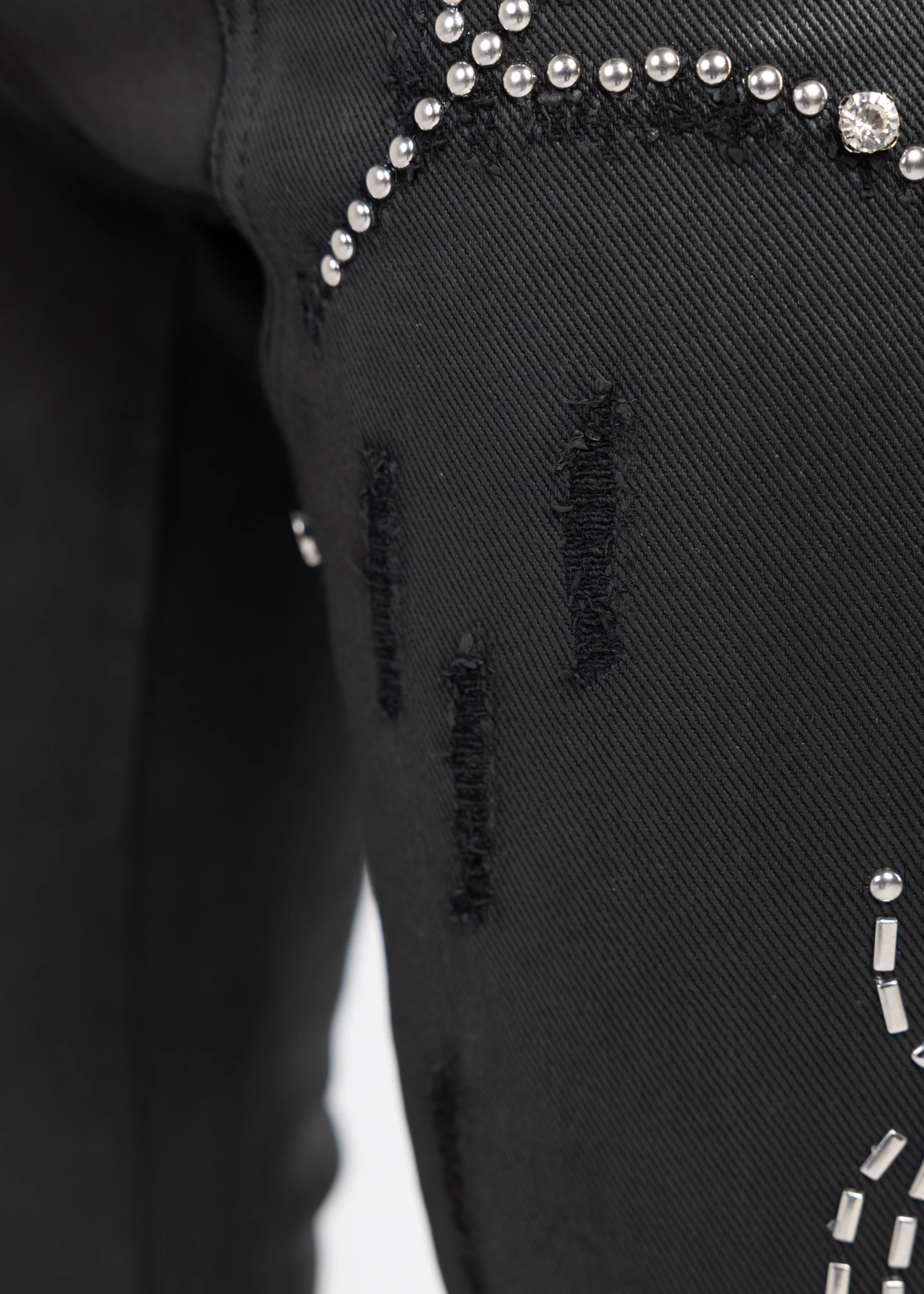Obsidian Black Waxed Spider Denim - Image 8